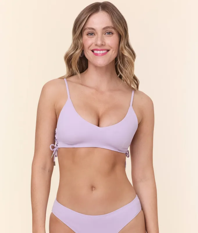 The Elba Bikini Top - Eco Nylon - Lively made by Andie