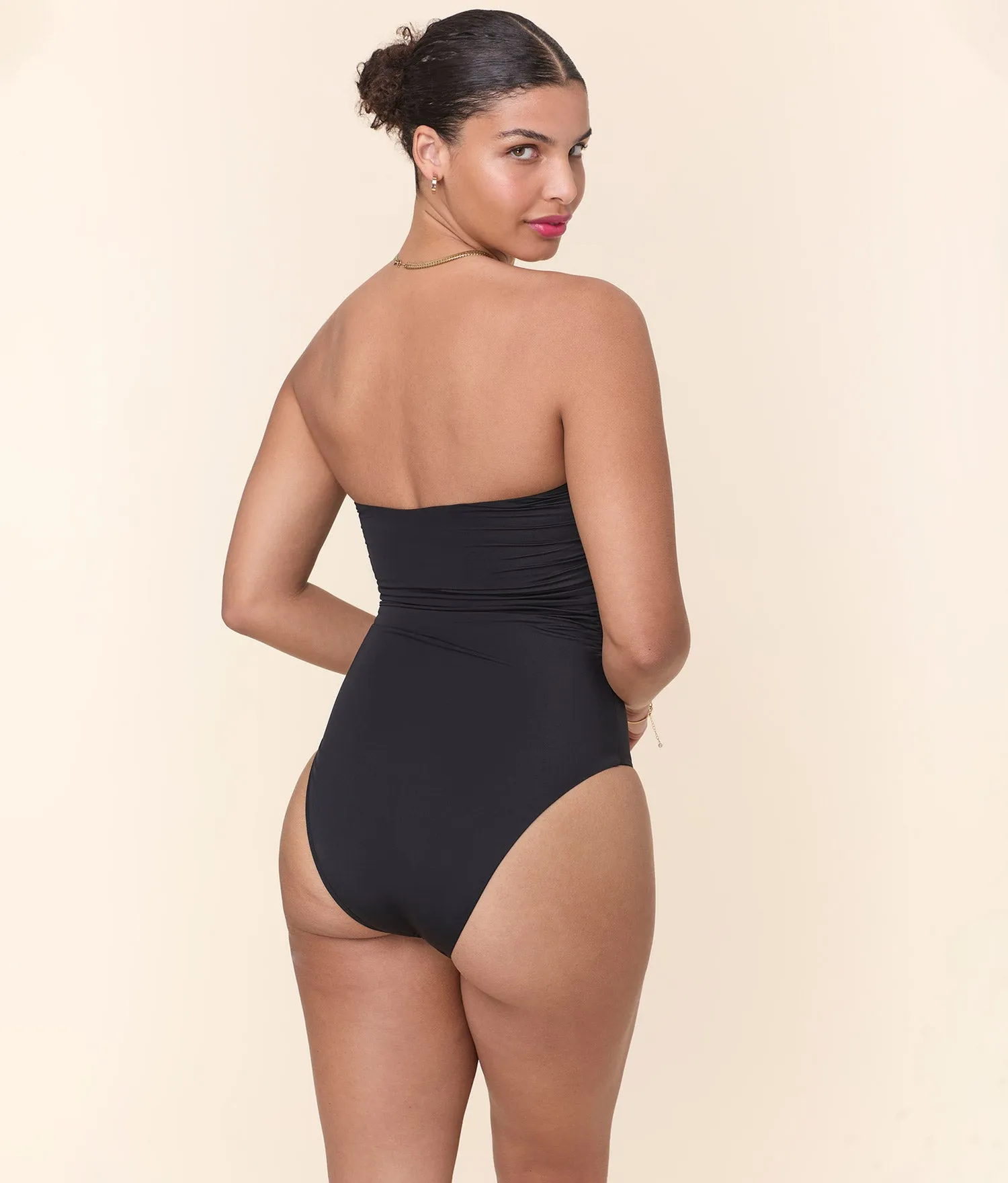 The Pana One Piece - Eco Nylon - Black - Long Torso sold by Andie product image thumbnail 2