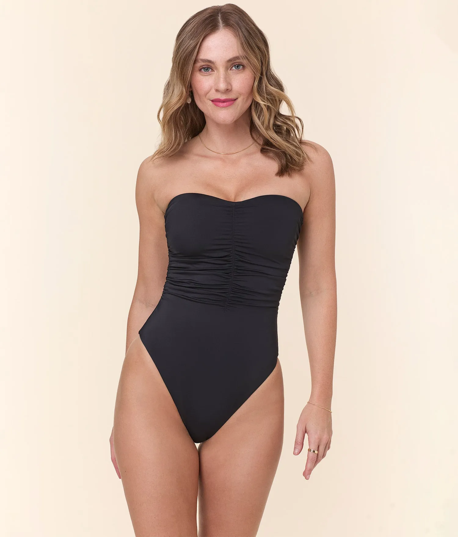 The Pana One Piece - Eco Nylon - Black - Classic sold by Andie