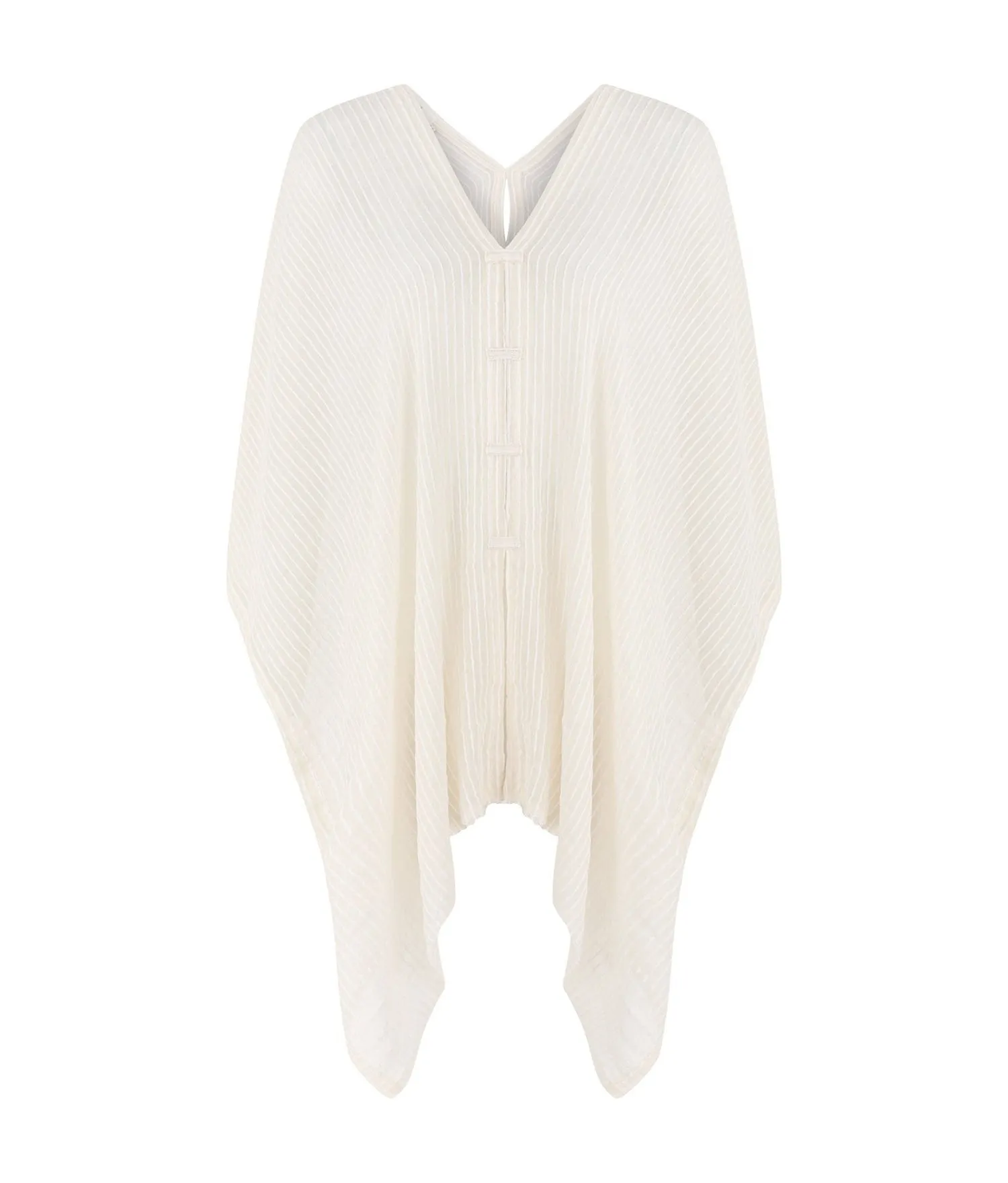 The Handloom Ava Kimono - White Stripes sold by Andie product image thumbnail 4