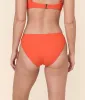 The Classic Bikini Bottom - Eco Ribbed - Vermillion sold by Andie