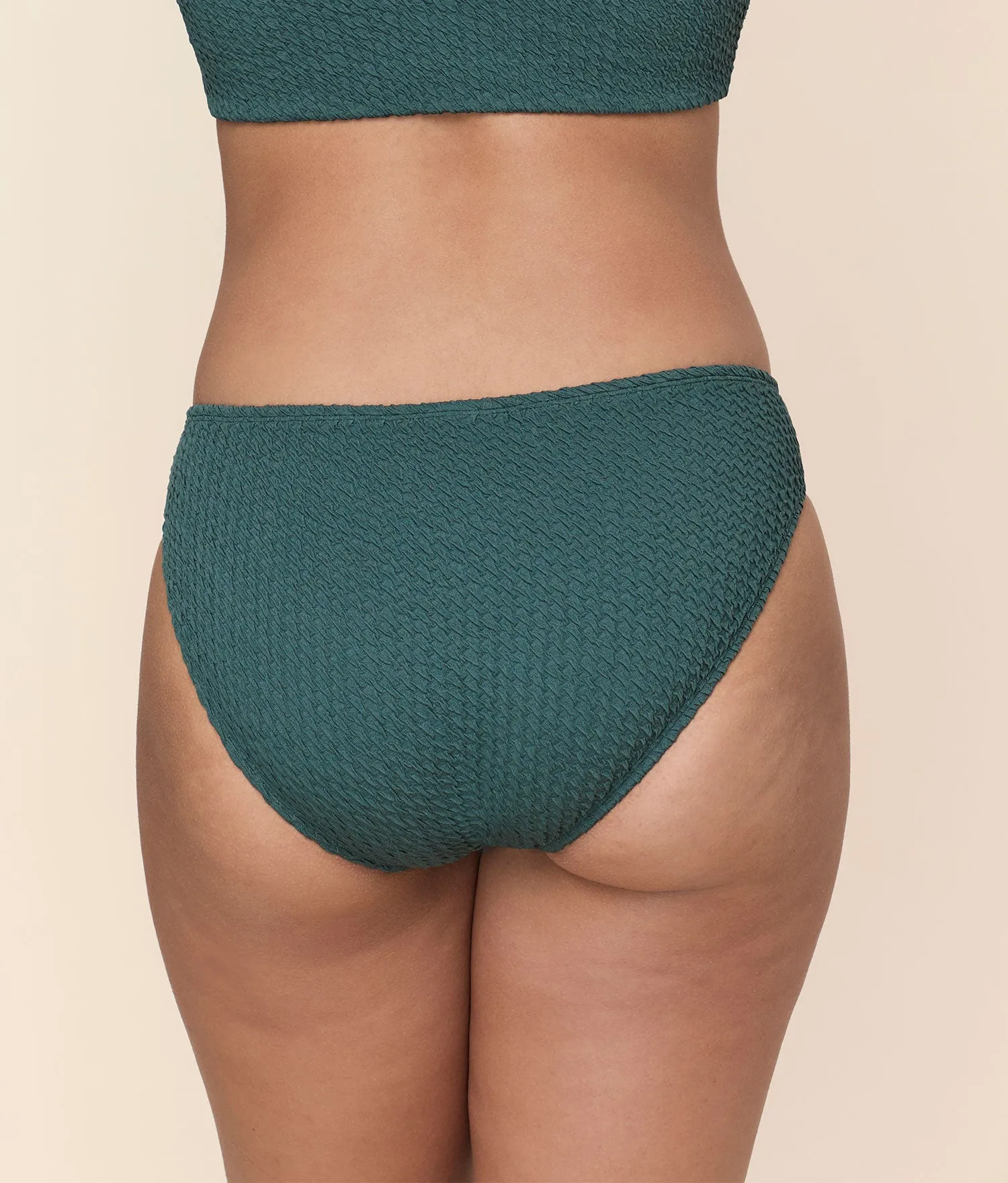 The Classic Bikini Bottom - Textured Weave - Seaweed sold by Andie product image thumbnail 2