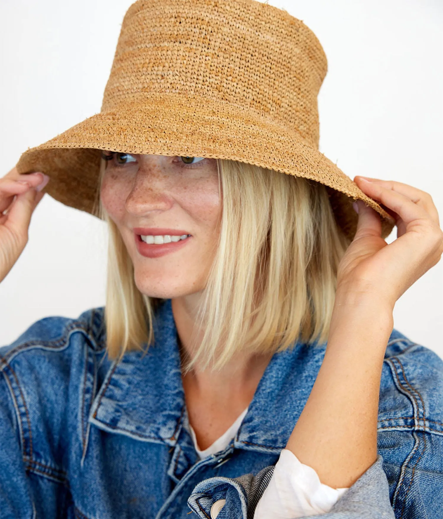 Crochet Bucket Hat - Hat Attack sold by Andie product image thumbnail 3