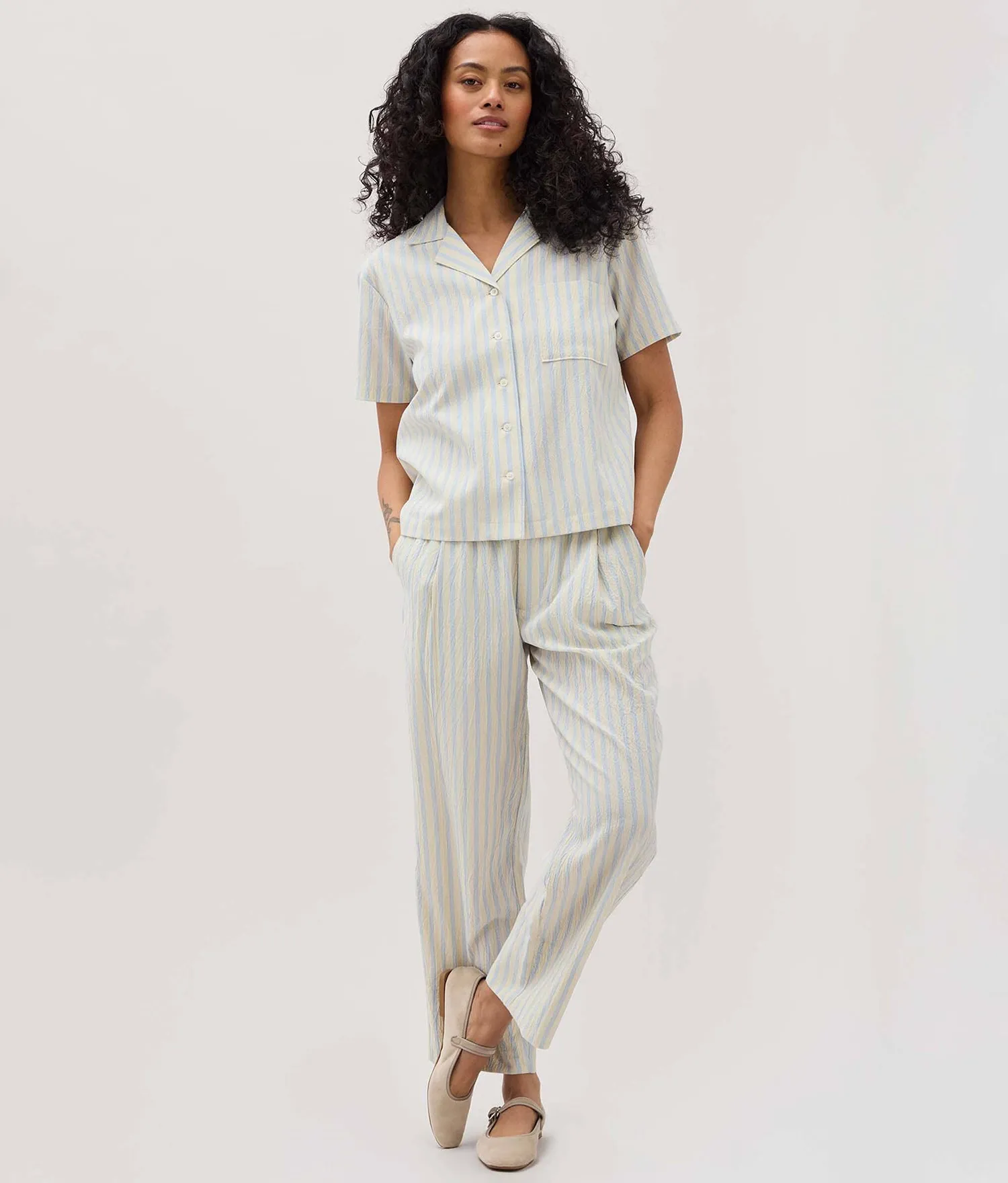 Palermo Short Sleeve Camp Shirt - Richer Poorer sold by Andie product image thumbnail 5