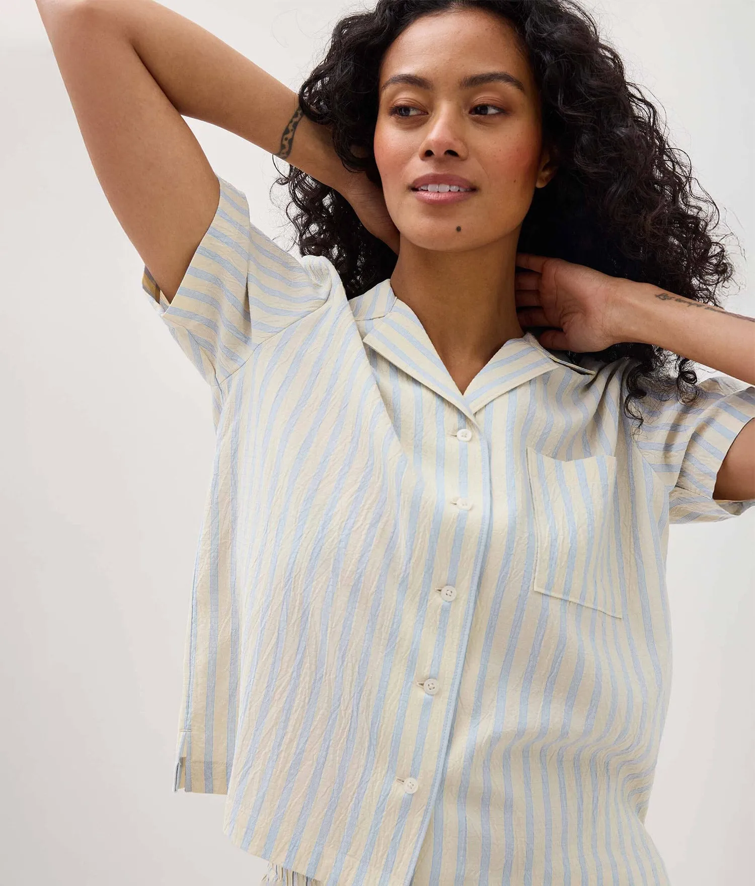 Palermo Short Sleeve Camp Shirt - Richer Poorer sold by Andie product image thumbnail 4