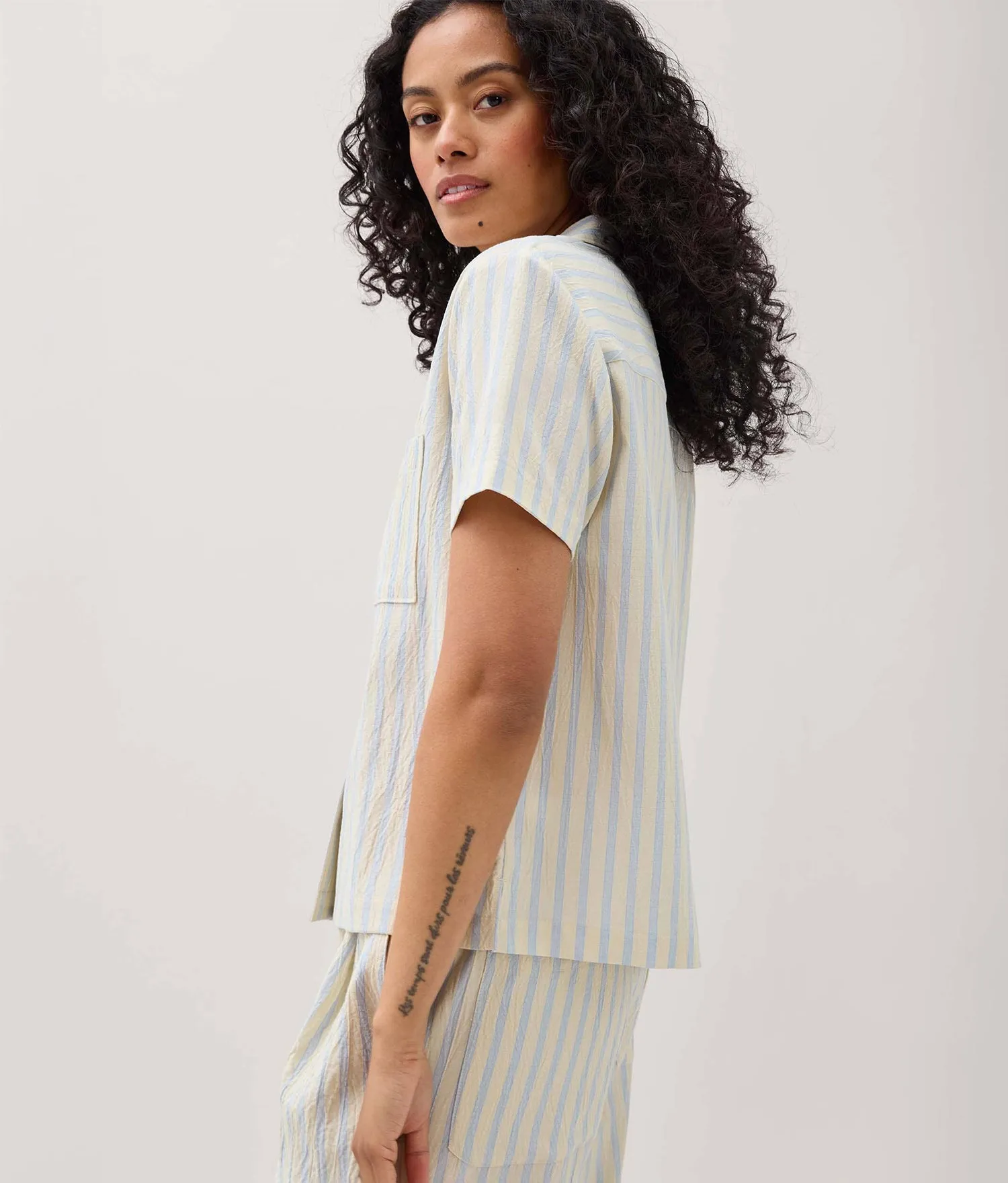 Palermo Short Sleeve Camp Shirt - Richer Poorer sold by Andie product image thumbnail 3