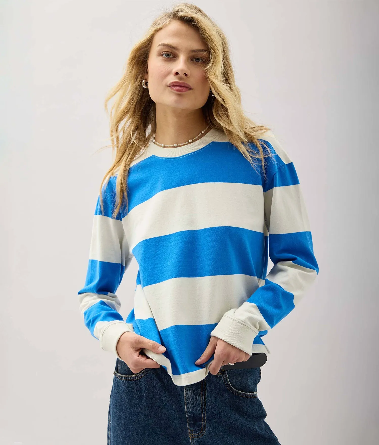 Women's Rugby Pullover | Richer Poorer sold by Andie