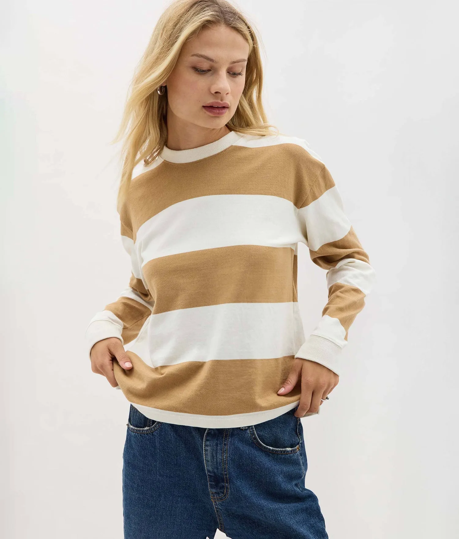 Women's Rugby Pullover | Richer Poorer sold by Andie product image thumbnail 5