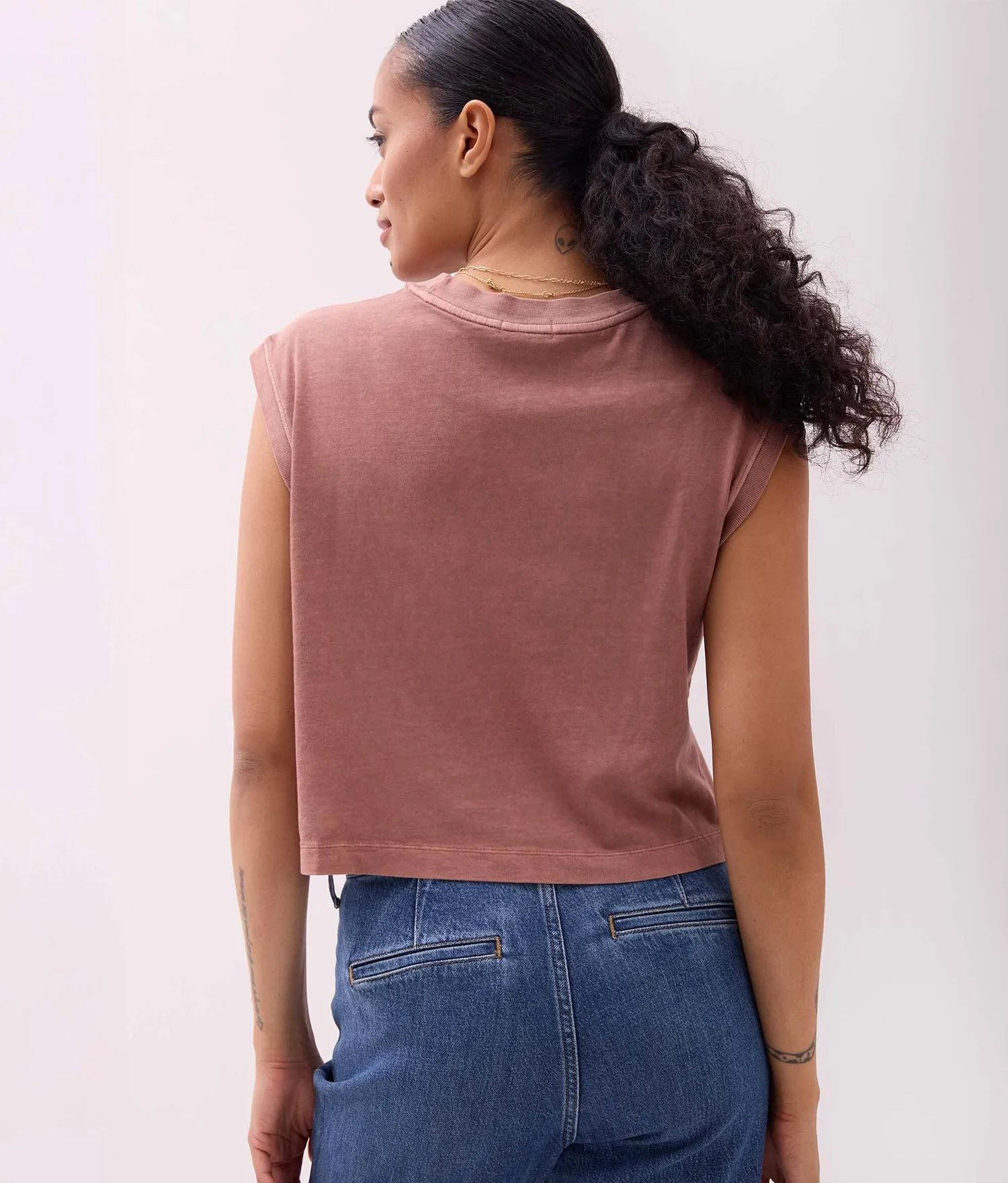 Women's Relaxed Muscle Tee - Richer Poorer sold by Andie product image thumbnail 2