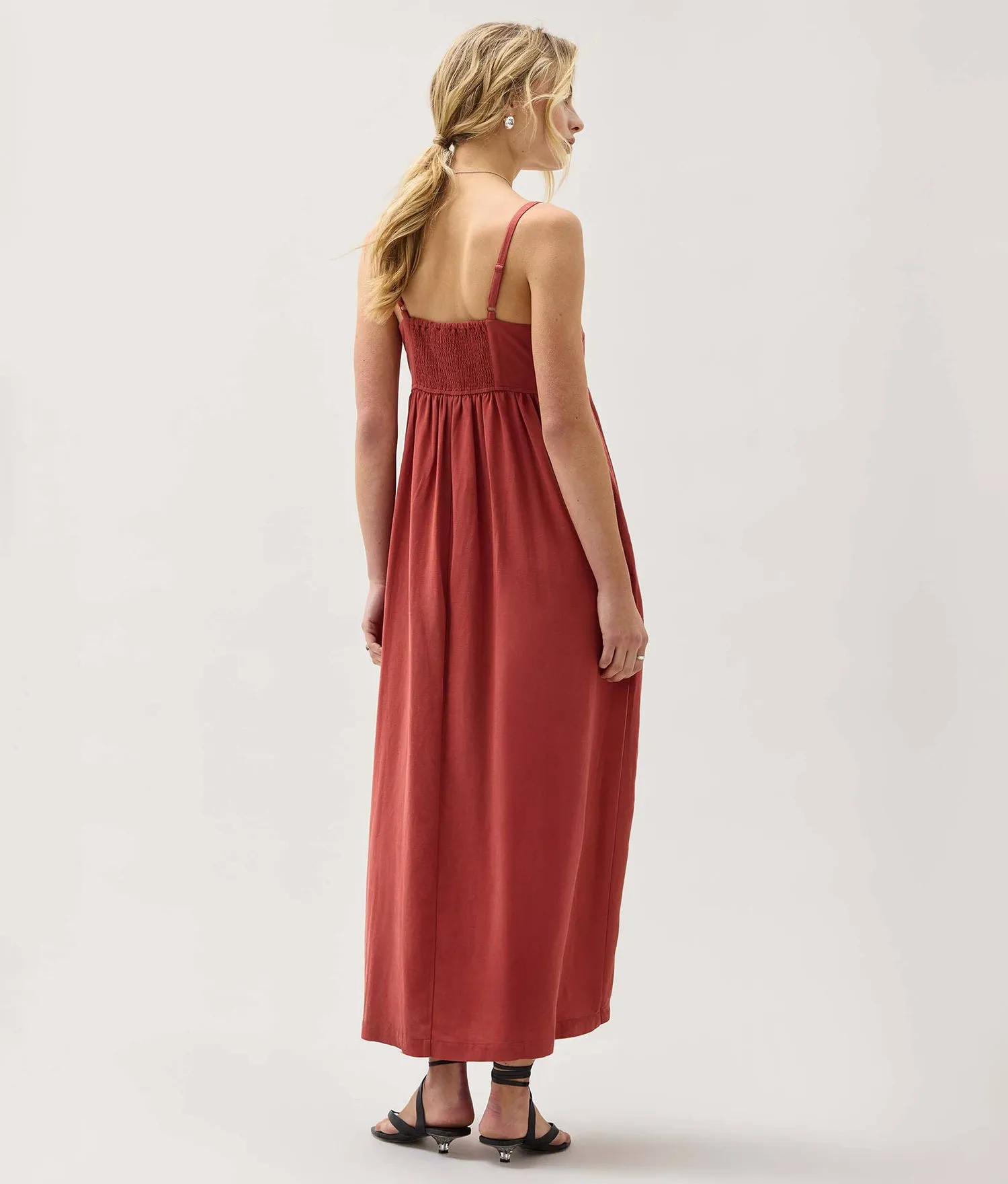 Women's Linen Maxi Dress | Richer Poorer sold by Andie product image thumbnail 2