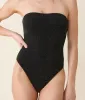 The Kauai One Piece - Lurex Rib - Black - Classic sold by Andie
