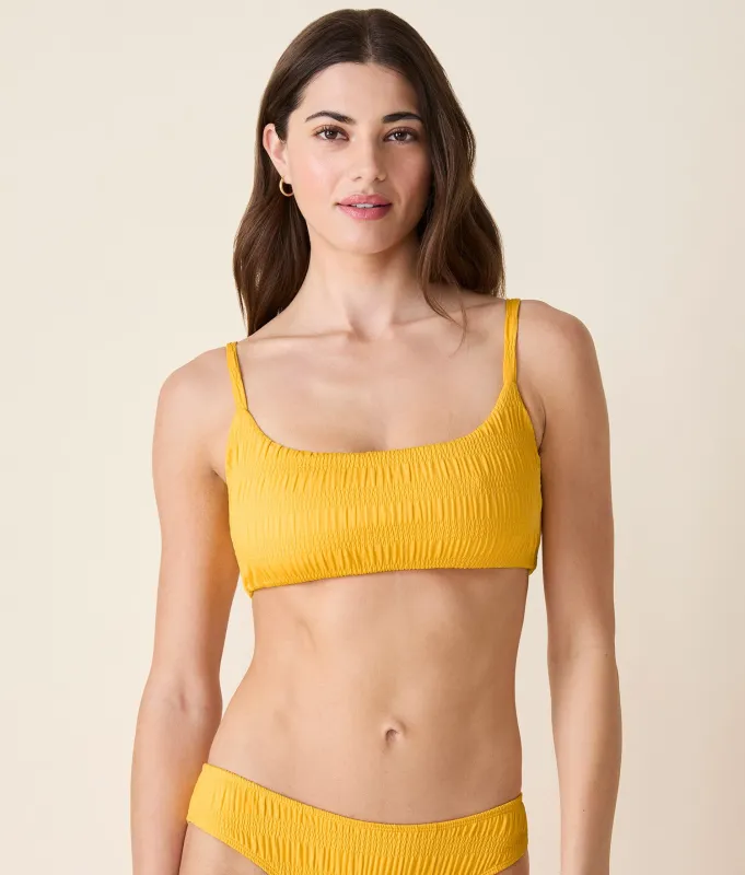 The Maui Bikini Top - Smocked - Sunstruck sold by Andie