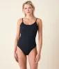 The Lucaya One Piece - Smocked - Black - Classic sold by Andie