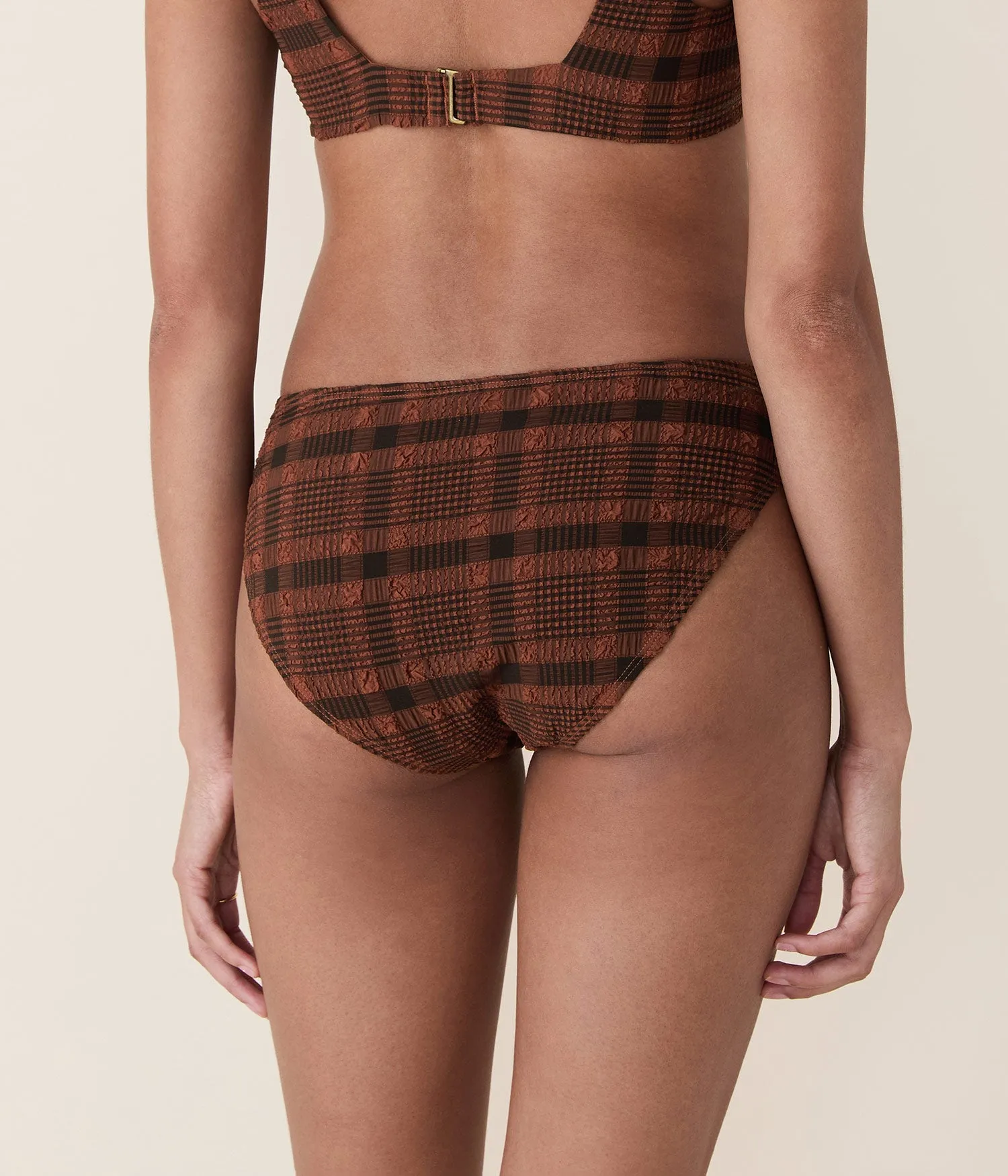 The Classic Bikini Bottom - Plaid - Sierra Plaid sold by Andie product image thumbnail 2