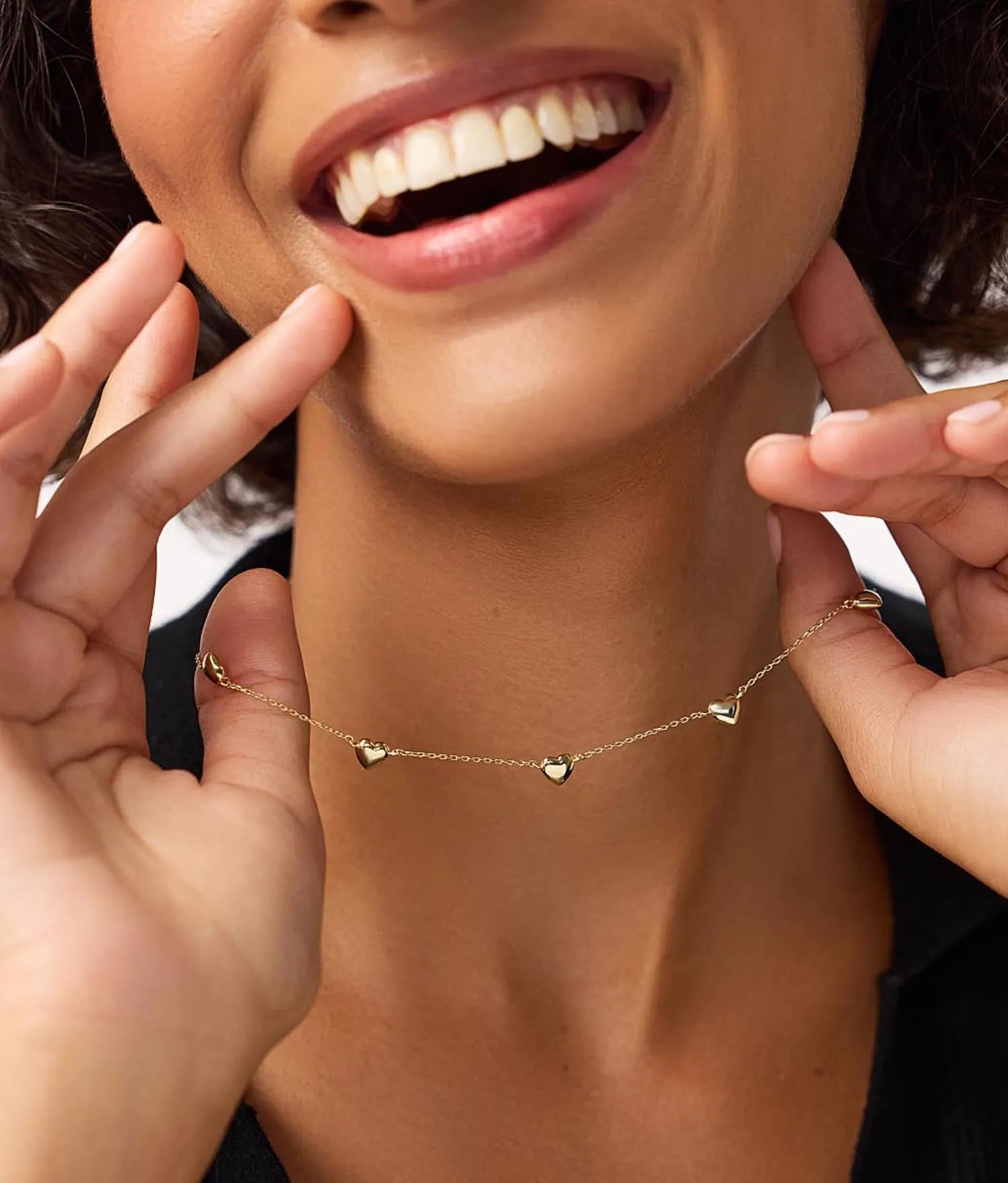 Lev Mini Station Heart Necklace sold by Andie product image thumbnail 2