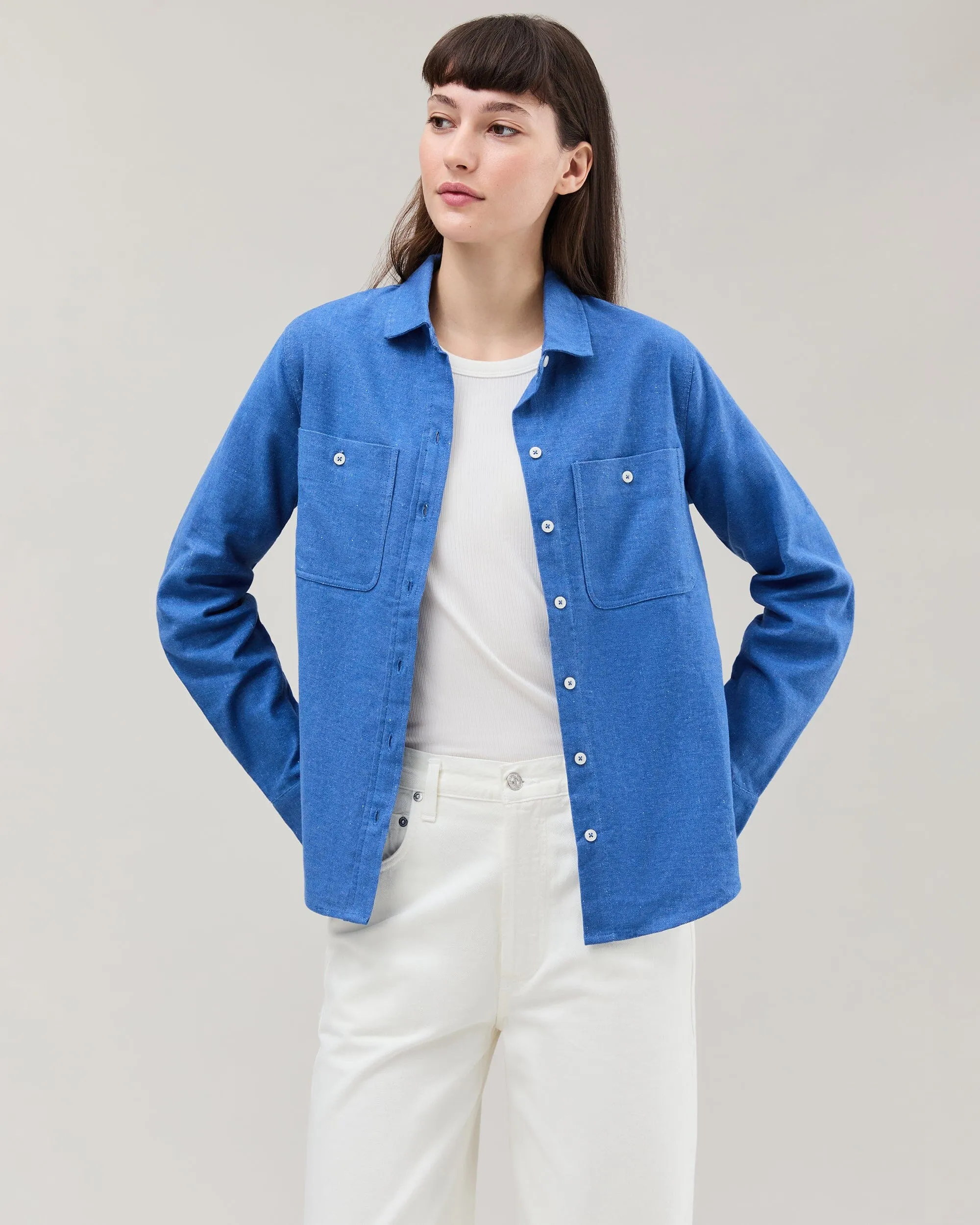 Roma Work Shirt | Richer Poorer sold by Andie