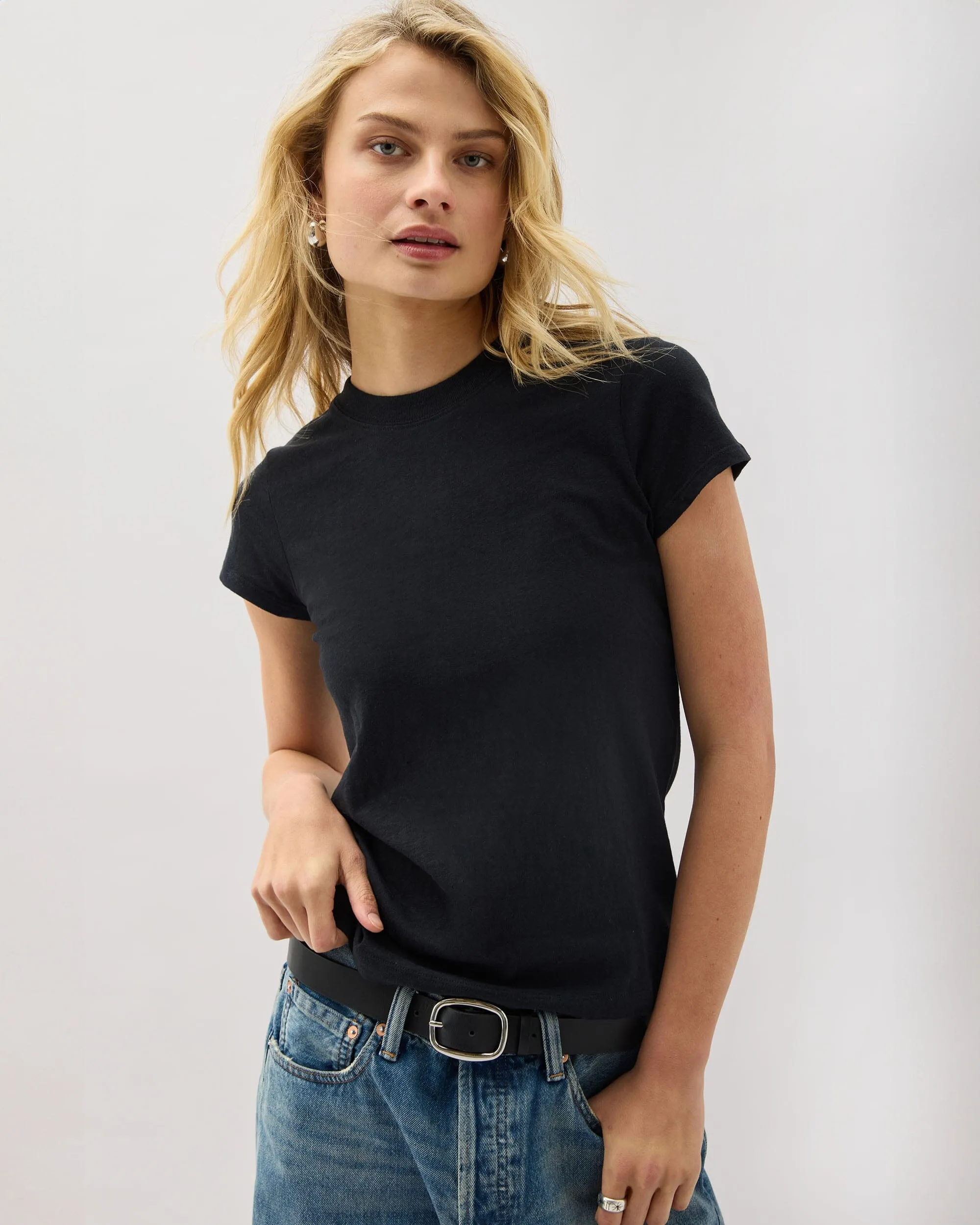 Vintage Jersey Short Sleeve Tee | Richer Poorer sold by Andie product image thumbnail 3