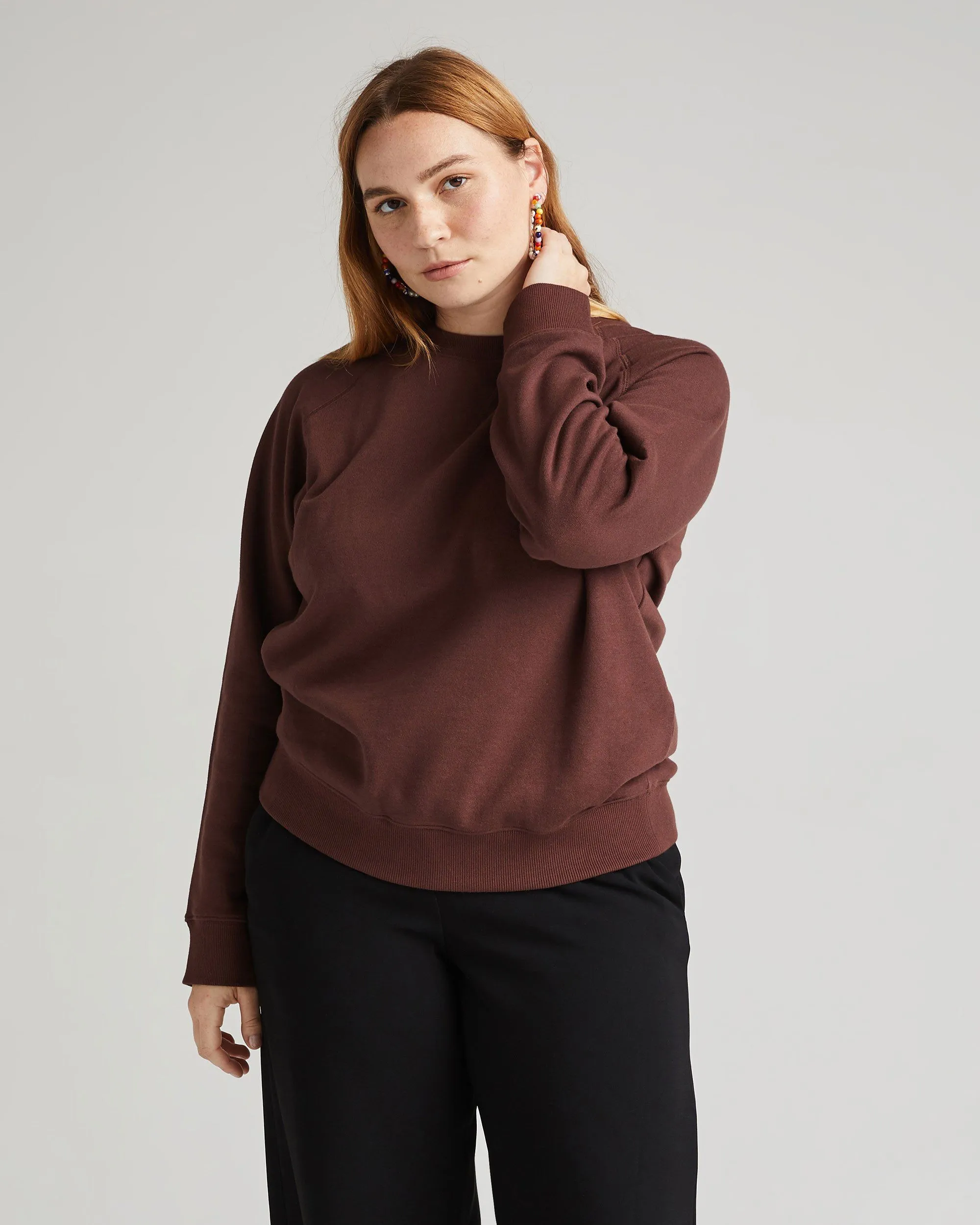 Women's Recycled Fleece Sweatshirt | Richer Poorer sold by Andie product image thumbnail 4