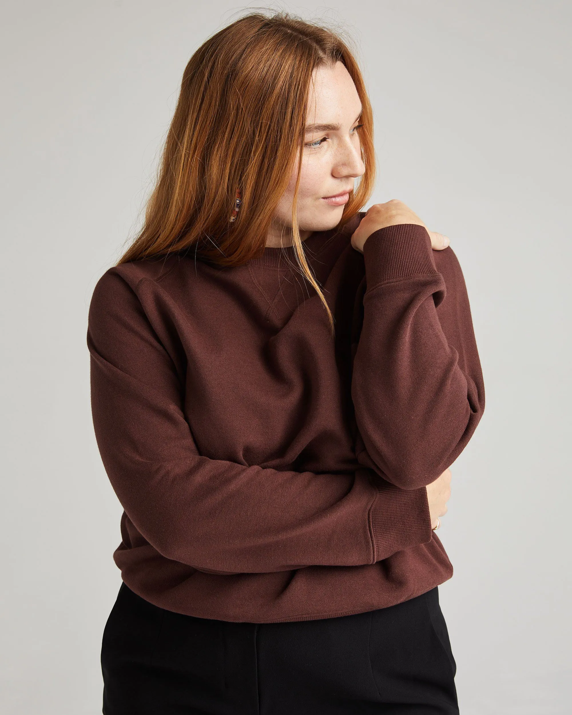 Women's Recycled Fleece Sweatshirt | Richer Poorer sold by Andie product image thumbnail 5