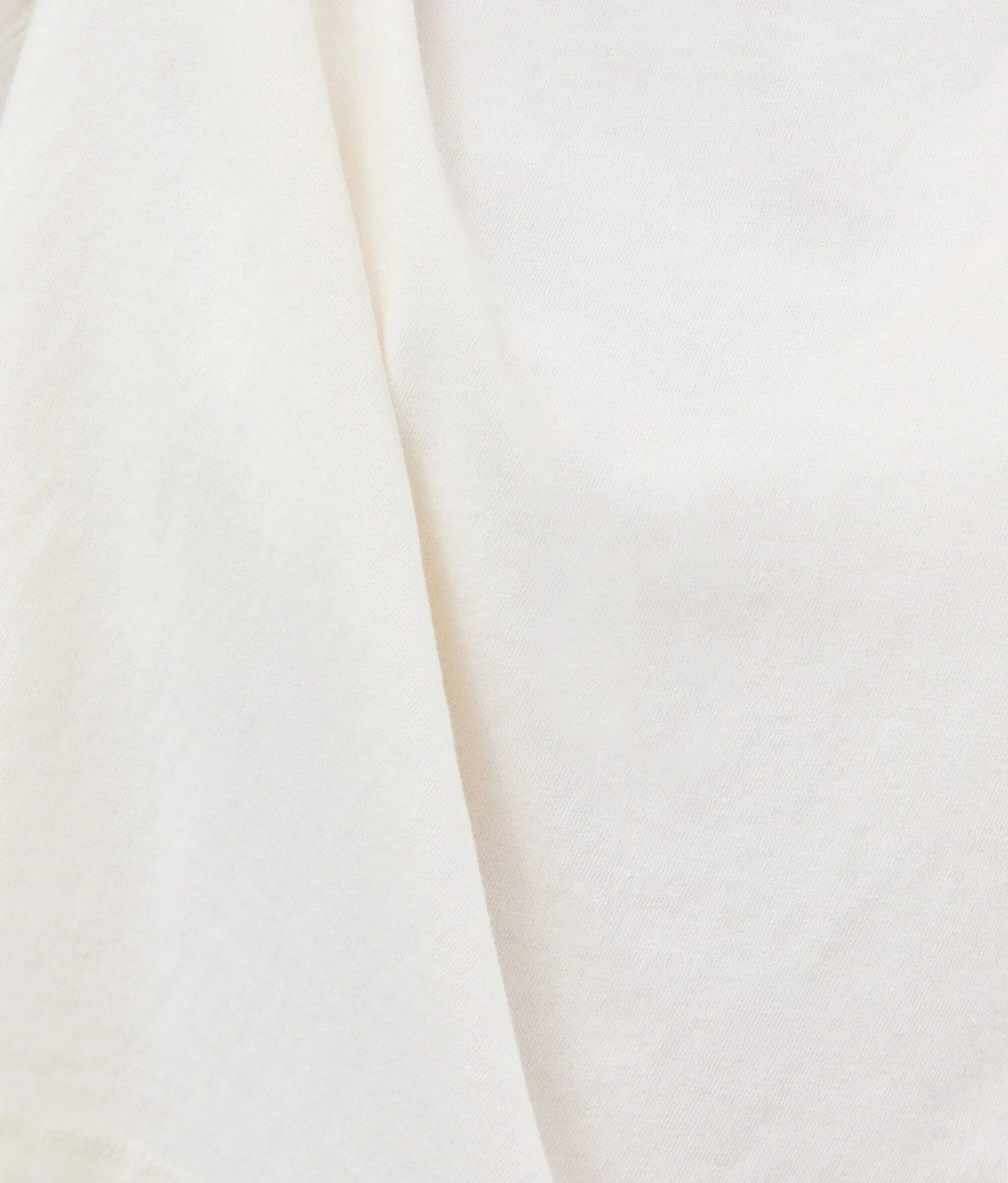 Womens Relaxed Crop Tee - Pigment Dye Jersey - Bone sold by Andie product image thumbnail 5