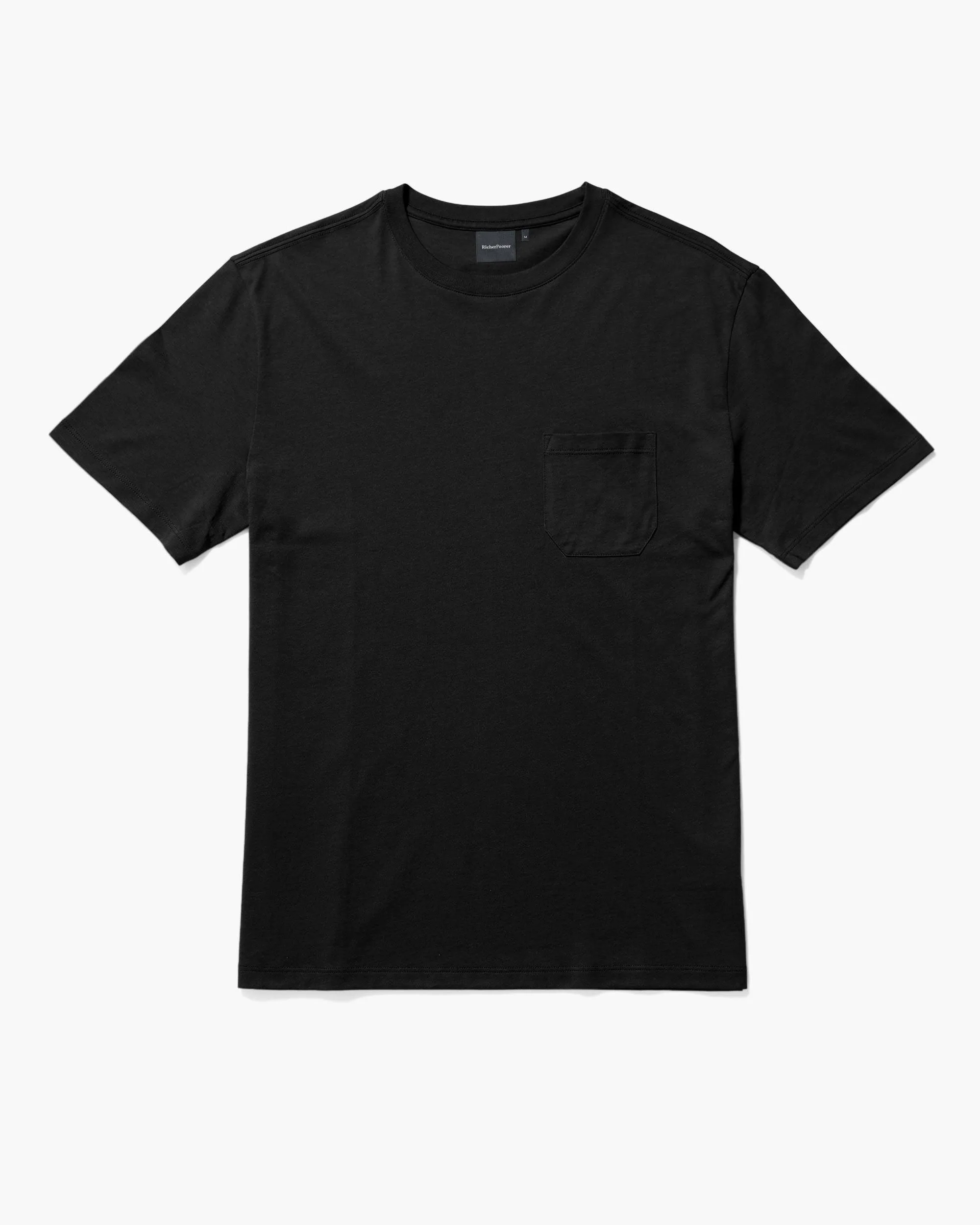 Mens Pima Pocket Tee - Pima Cotton Jersey - Black sold by Andie product image thumbnail 5