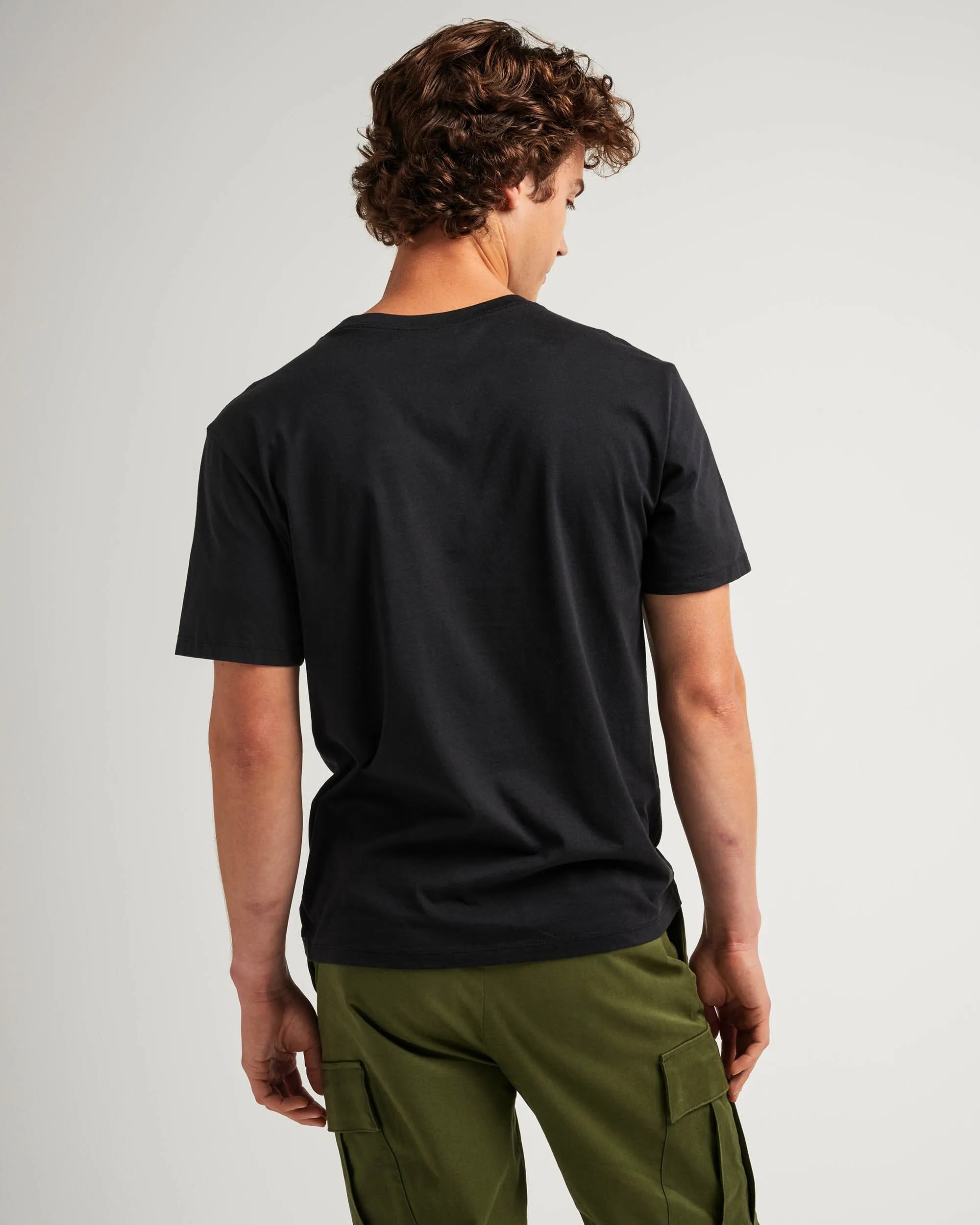 Mens Pima Pocket Tee - Pima Cotton Jersey - Black sold by Andie product image thumbnail 3