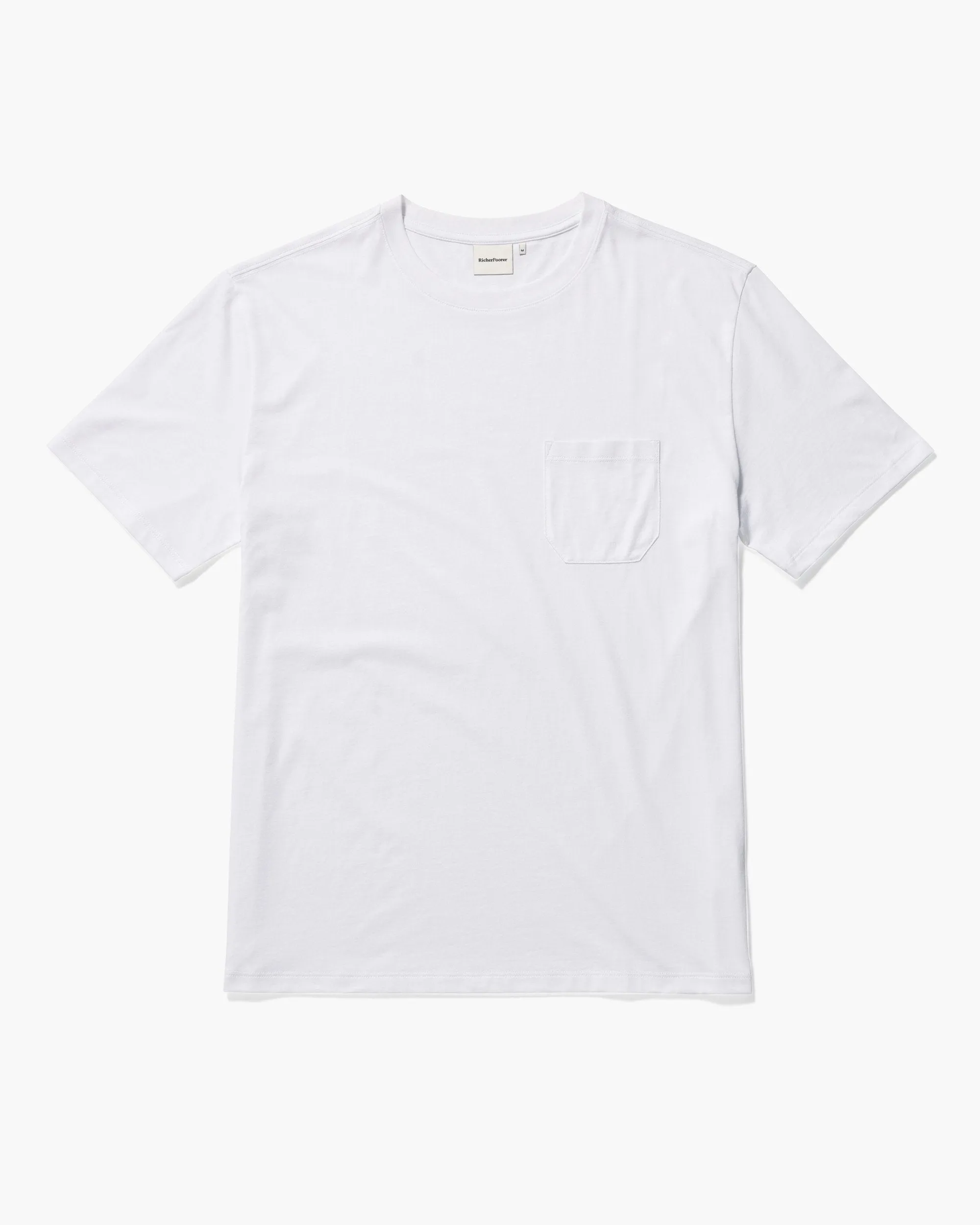 Mens Pima Pocket Tee - Pima Cotton Jersey - White sold by Andie product image thumbnail 5