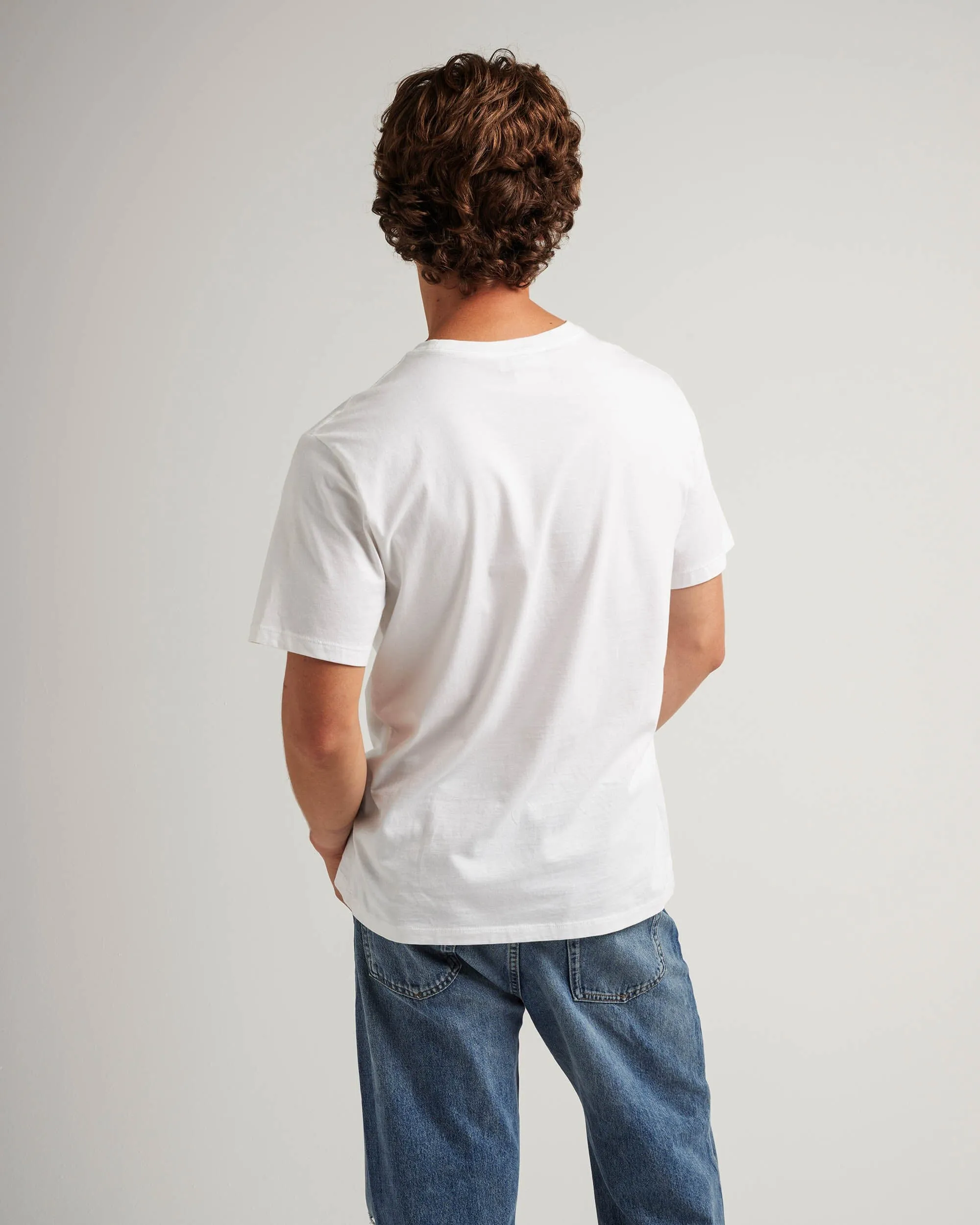 Mens Pima Pocket Tee - Pima Cotton Jersey - White sold by Andie product image thumbnail 3