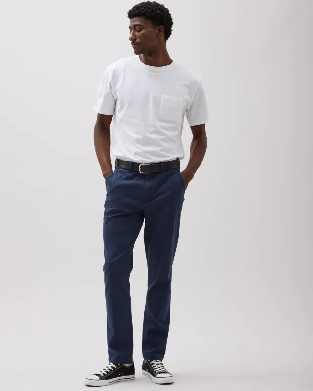 Mens Pima Pocket Tee - Pima Cotton Jersey - White sold by Andie