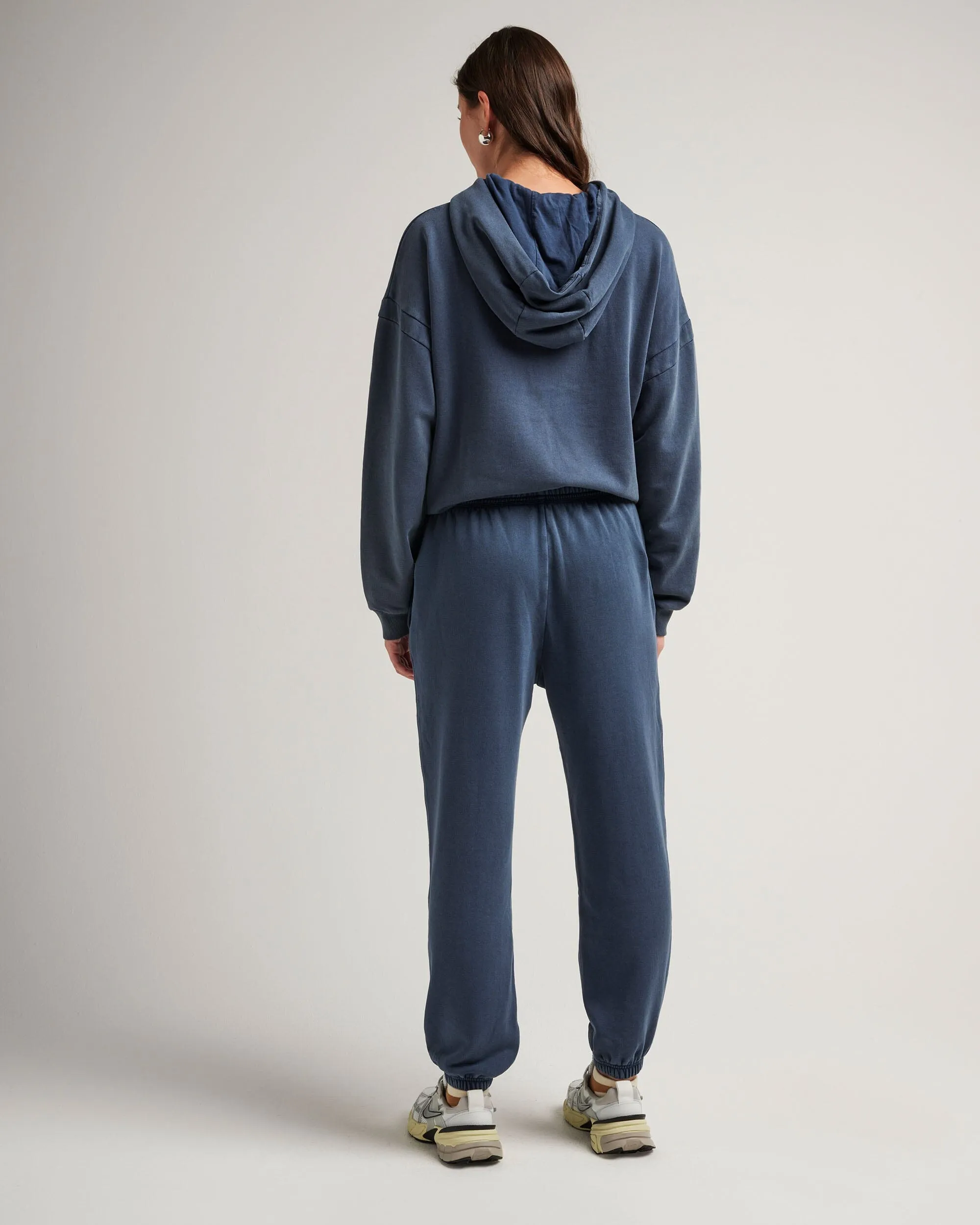 Womens Recycled Fleece Classic Sweatpant - Recycled Fleece - Mineral Moonlit Ocean sold by Andie product image thumbnail 3
