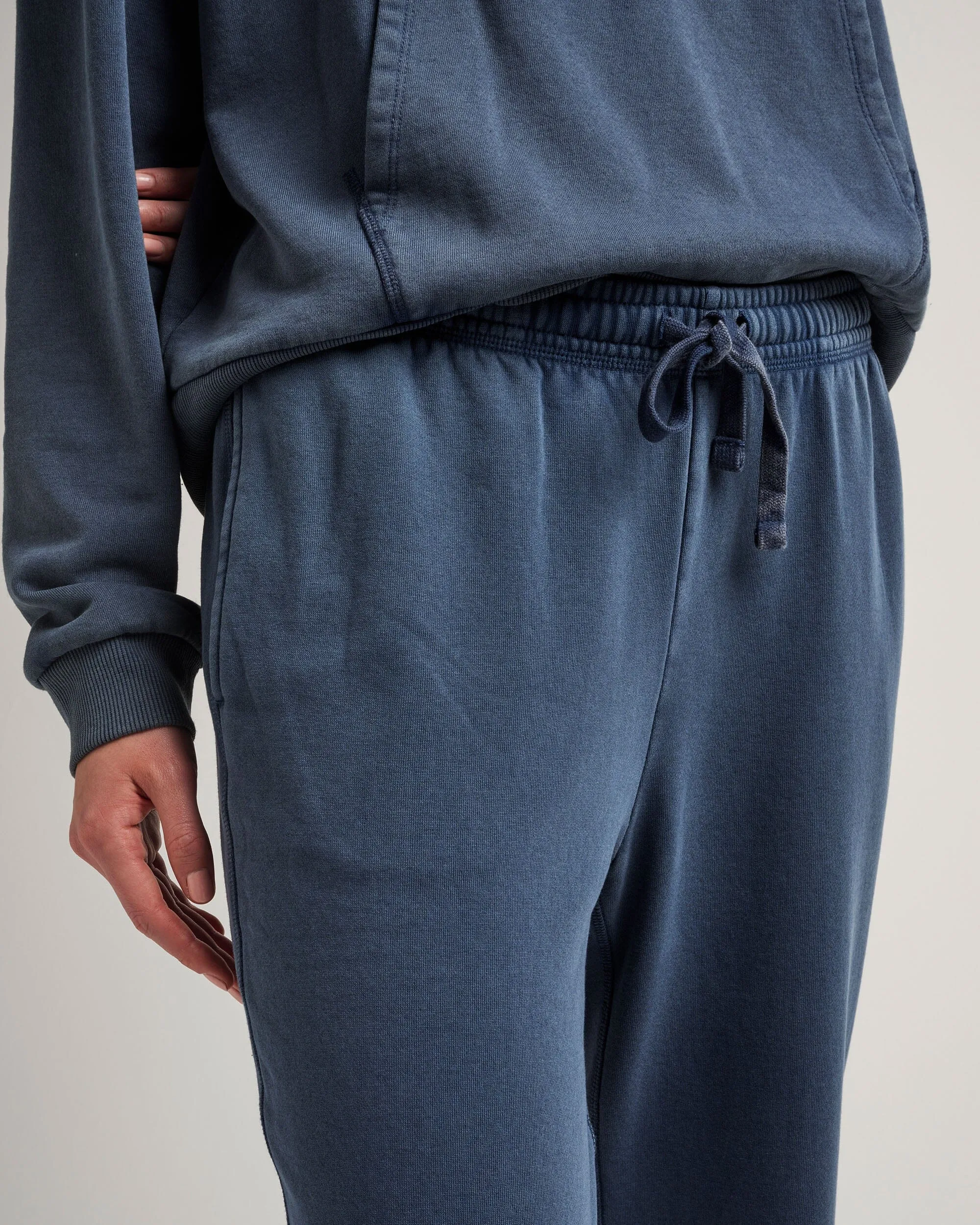 Womens Recycled Fleece Classic Sweatpant - Recycled Fleece - Mineral Moonlit Ocean sold by Andie product image thumbnail 4