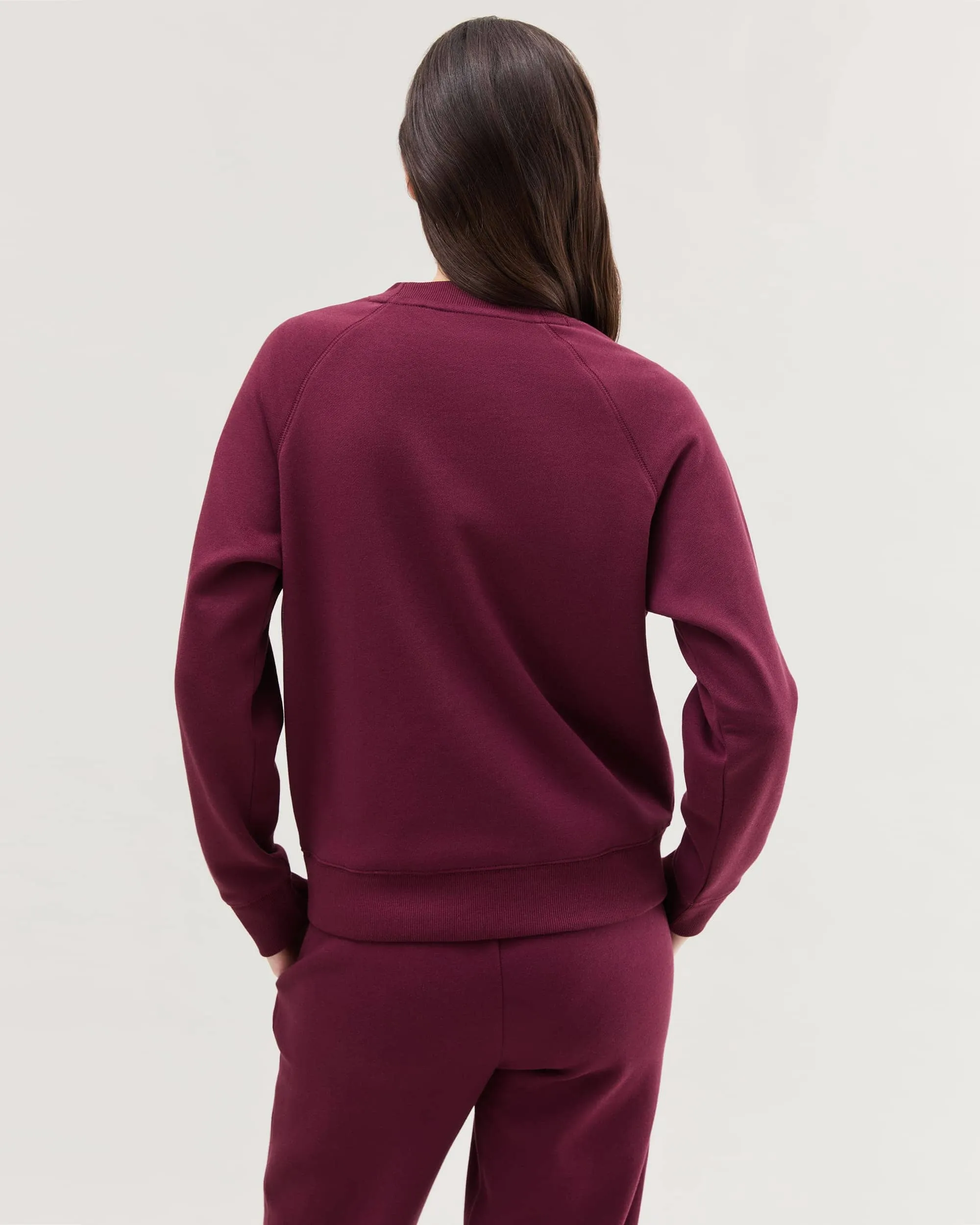 Womens Recycled Fleece Classic Sweatshirt - Recycled Fleece - Port Royal sold by Andie product image thumbnail 4