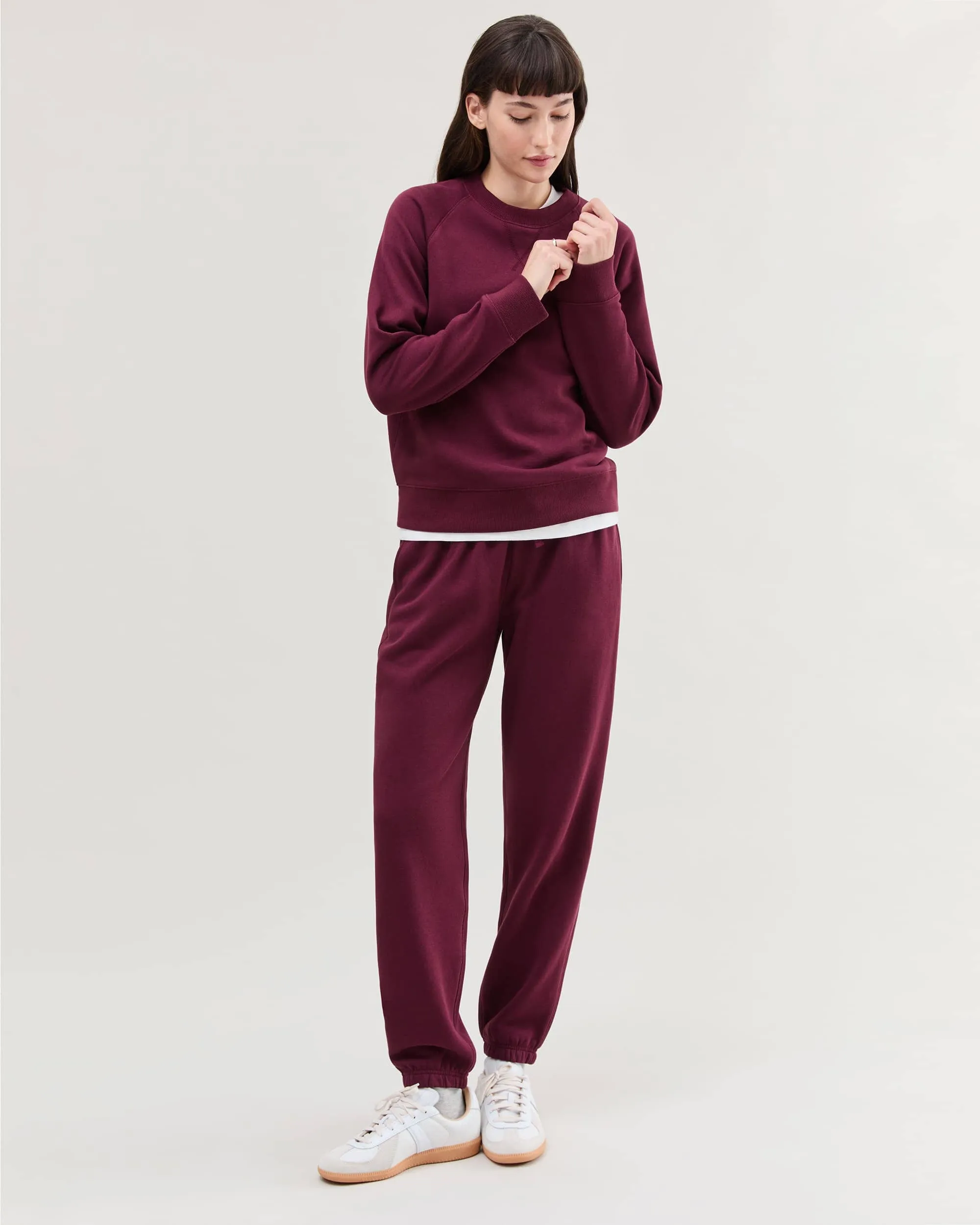 Womens Recycled Fleece Classic Sweatshirt - Recycled Fleece - Port Royal sold by Andie product image thumbnail 2