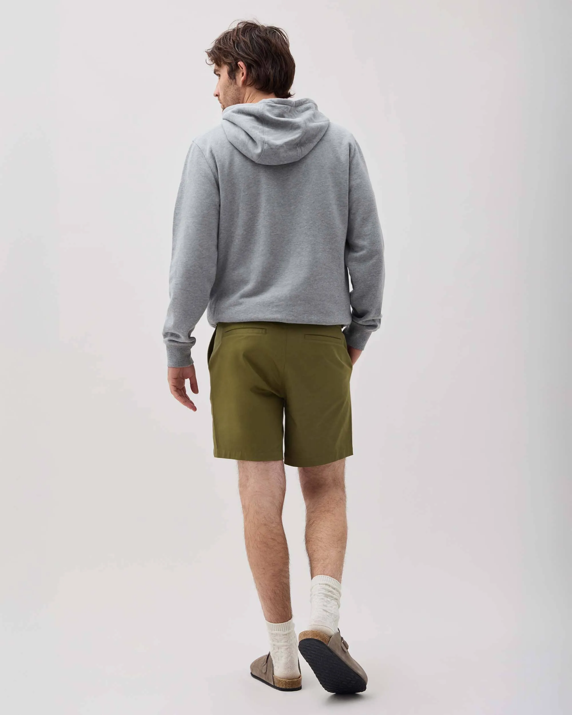 Mens Stretch Twill Short - Stretch Cotton Twill - Olive Army sold by Andie product image thumbnail 5