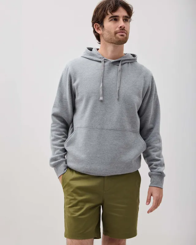 Mens Stretch Twill Short - Stretch Cotton Twill - Olive Army sold by Andie