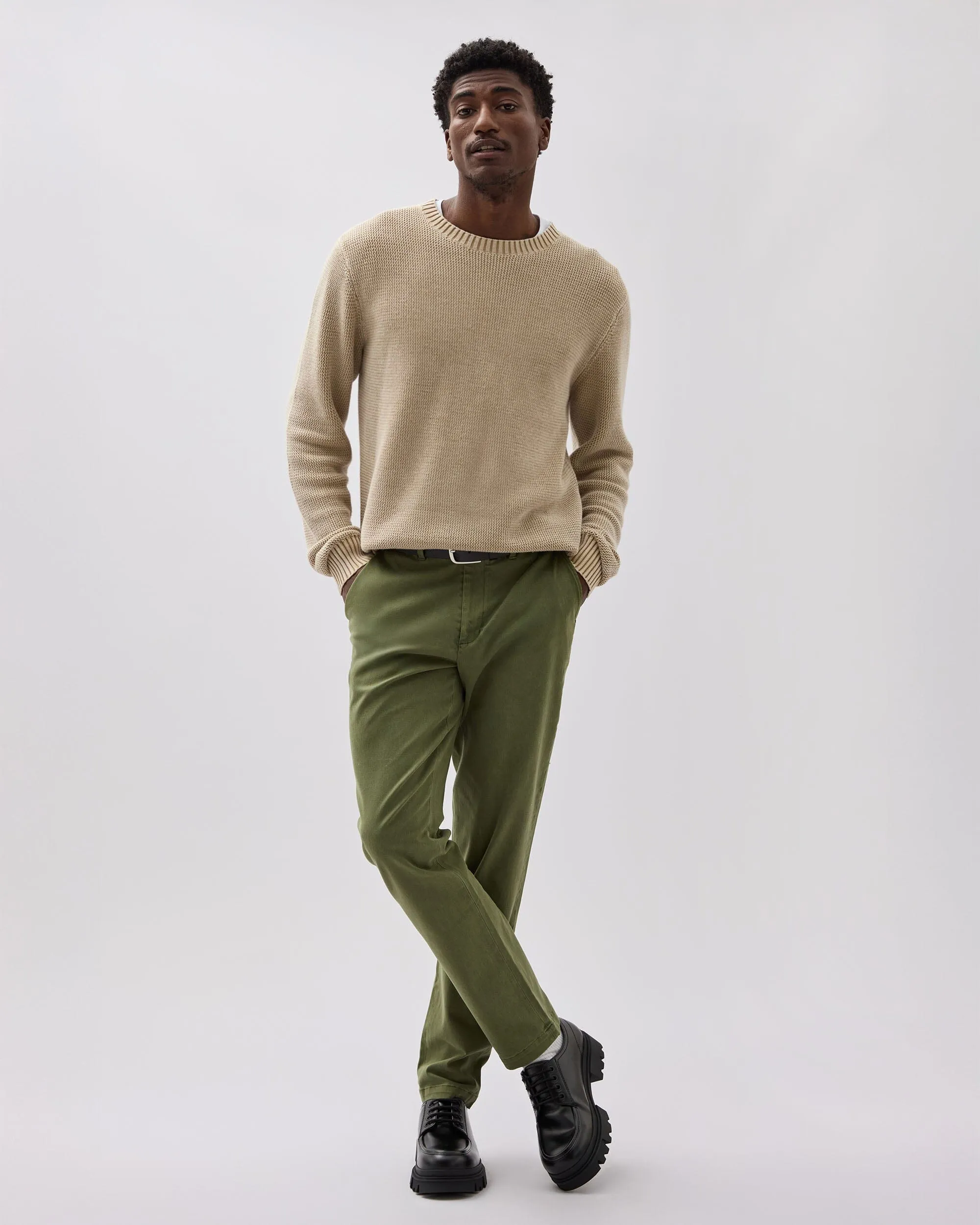 Mens Lightweight Chino - Stretch Twill - Cypress sold by Andie product image thumbnail 5