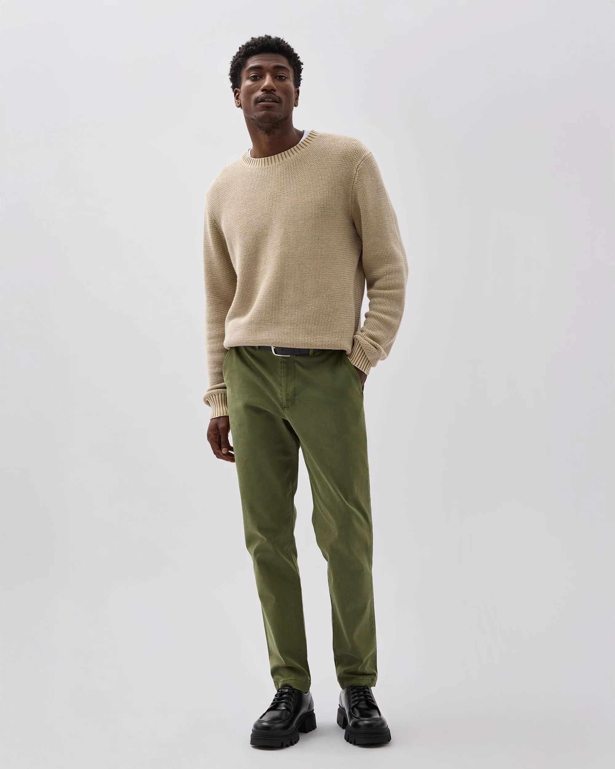 Mens Lightweight Chino - Stretch Twill - Cypress sold by Andie product image thumbnail 2