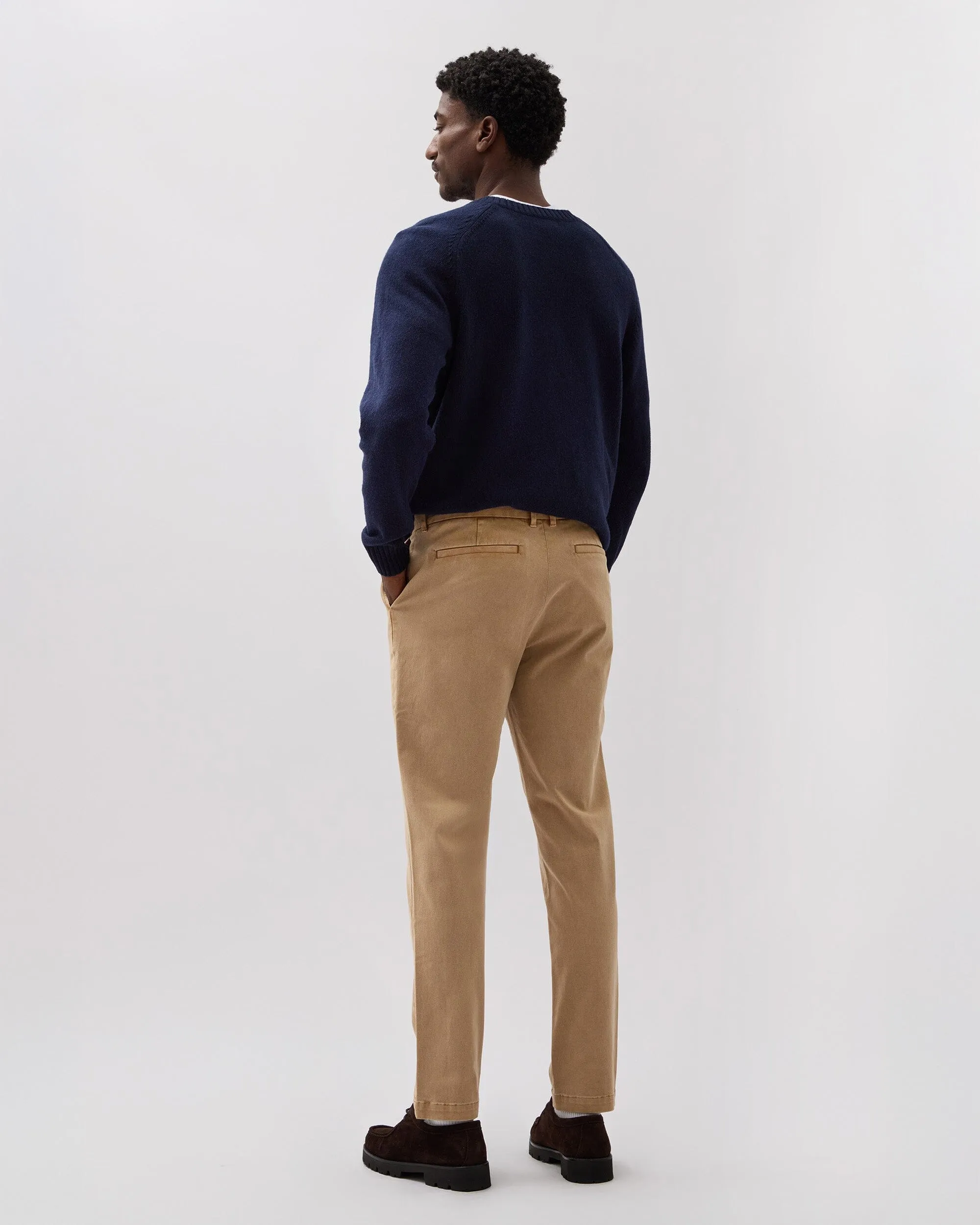 Mens Lightweight Chino - Stretch Twill - Khaki sold by Andie product image thumbnail 3