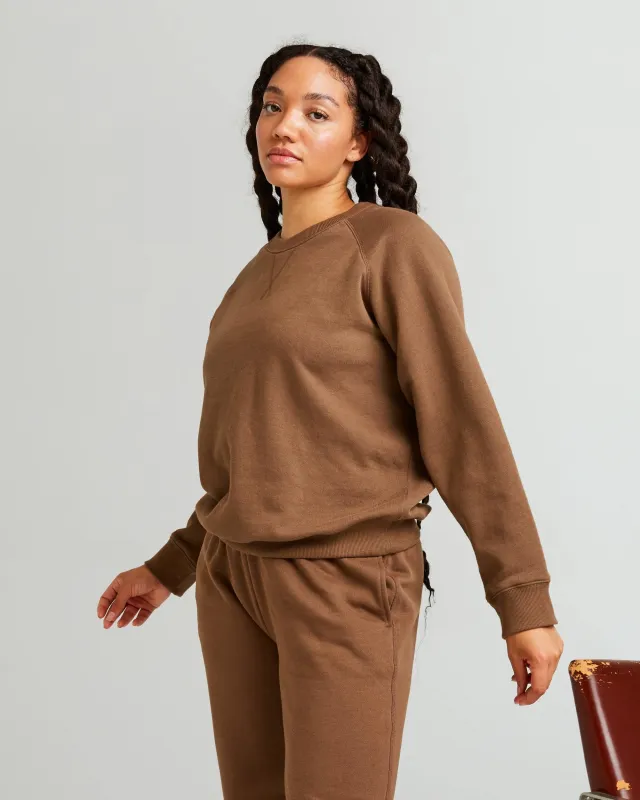 Womens Recycled Fleece Sweatshirt - Recycled Fleece - Cub sold by Andie