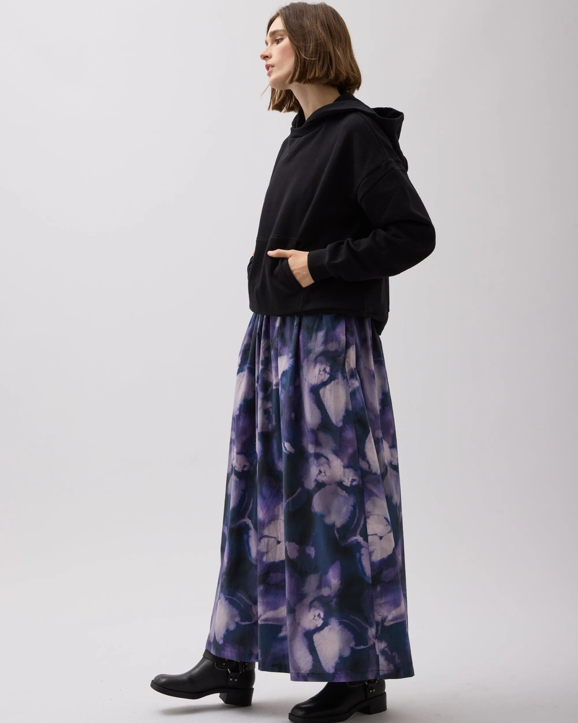 Womens Recycled Fleece Hoodie - Recycled Fleece - Black sold by Andie product image thumbnail 2