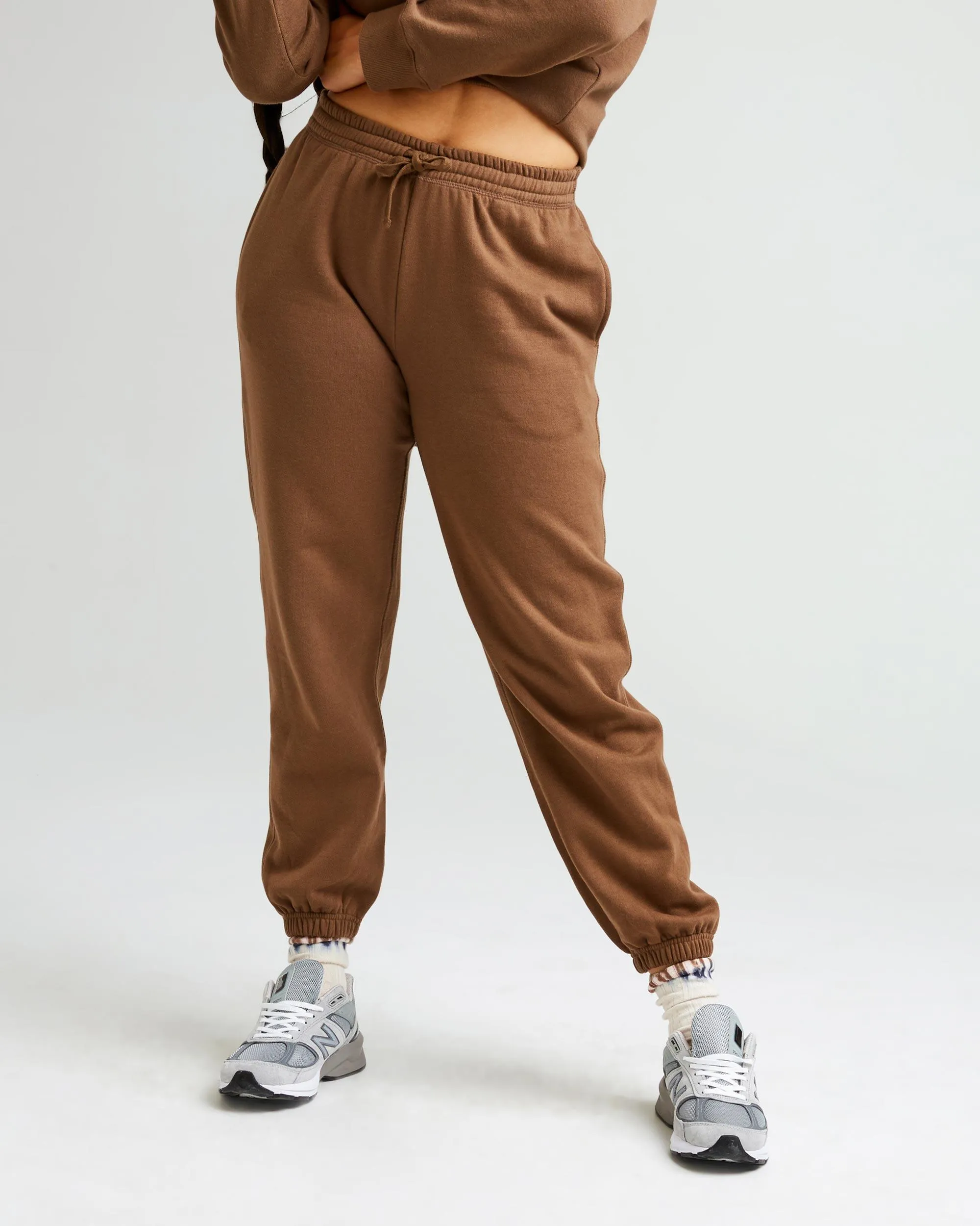 Womens Recycled Fleece Classic Sweatpant - Recycled Fleece - Cub sold by Andie product image thumbnail 2