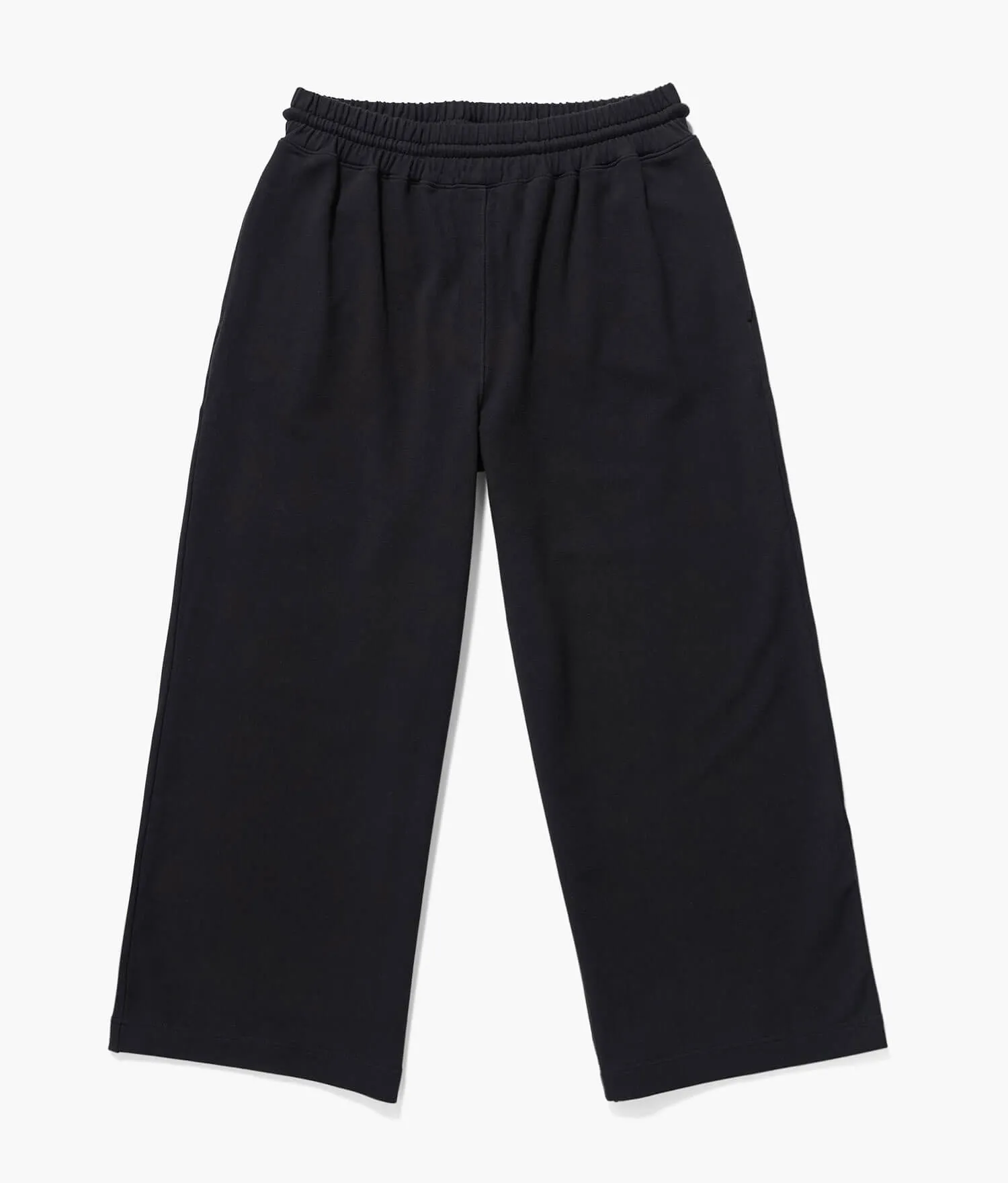 Womens Recycled Fleece Wide Leg Pant - Recycled Fleece - Black sold by Andie product image thumbnail 5