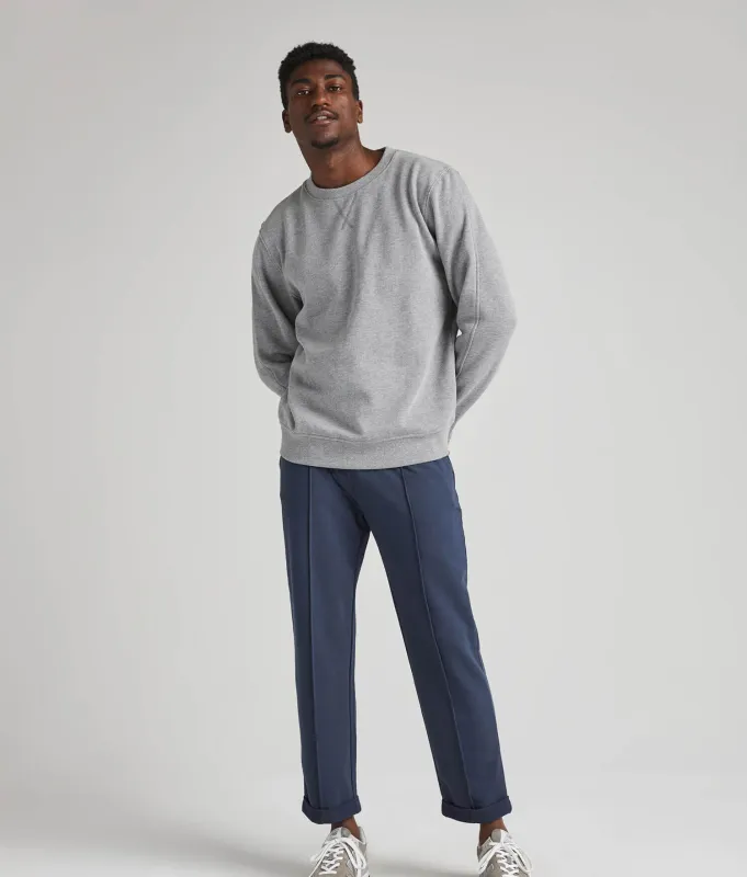 Mens Recycled Fleece Sweatshirt - Recycled Fleece - Heather Grey sold by Andie