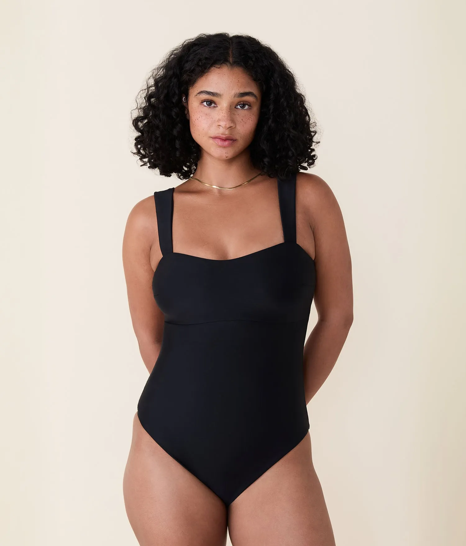 The Kalama One Piece - Eco Nylon - Black - Classic sold by Andie product image thumbnail 4