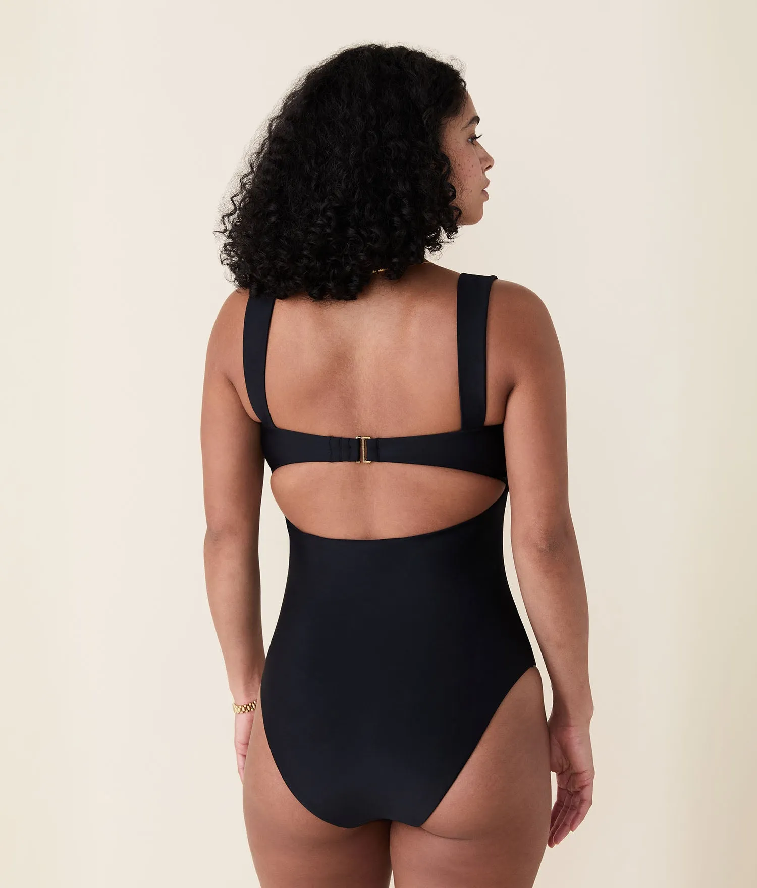 The Kalama One Piece - Eco Nylon - Black - Classic sold by Andie product image thumbnail 5