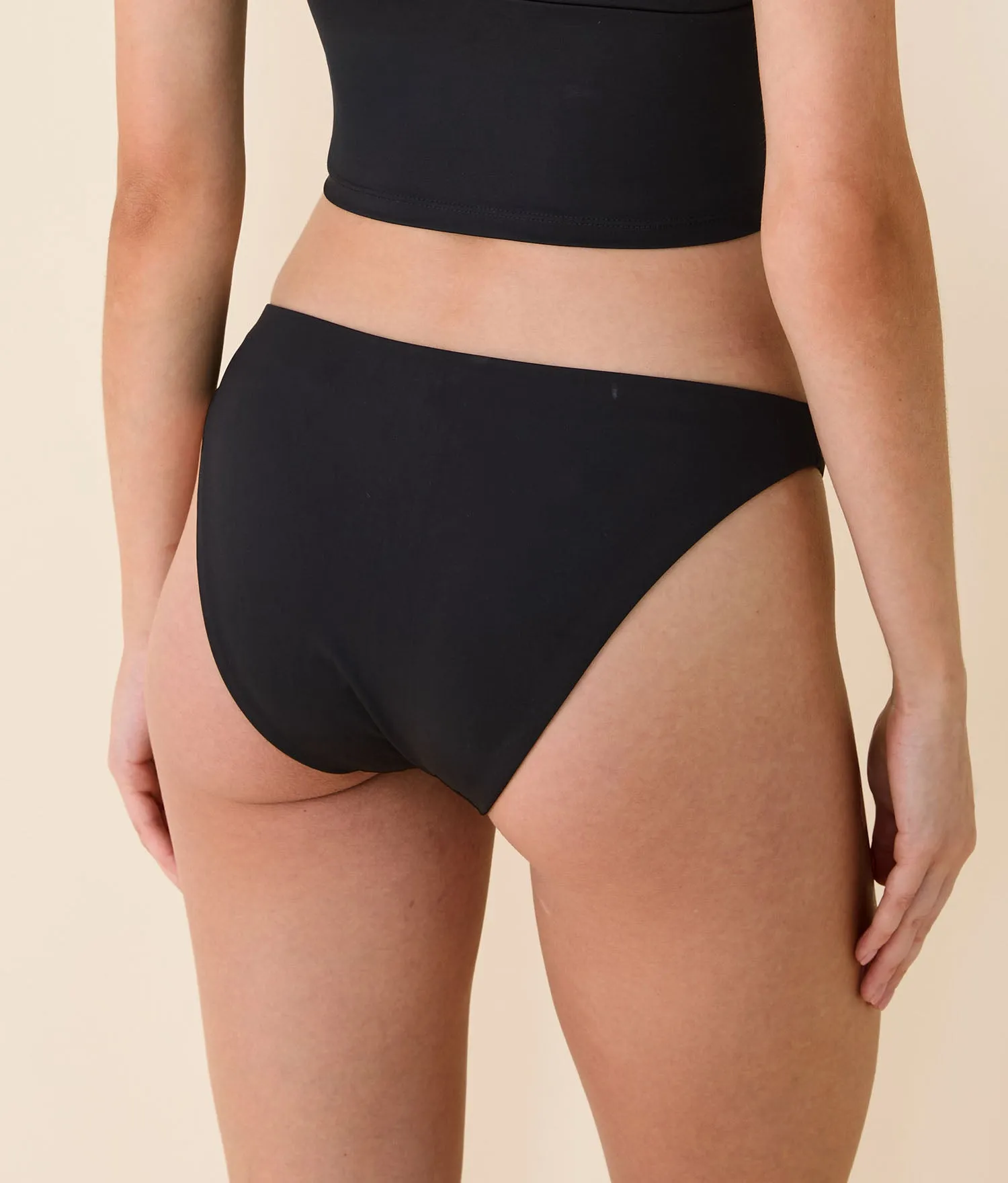 The Signature Bikini Bottom - Eco Nylon - Black sold by Andie product image thumbnail 2