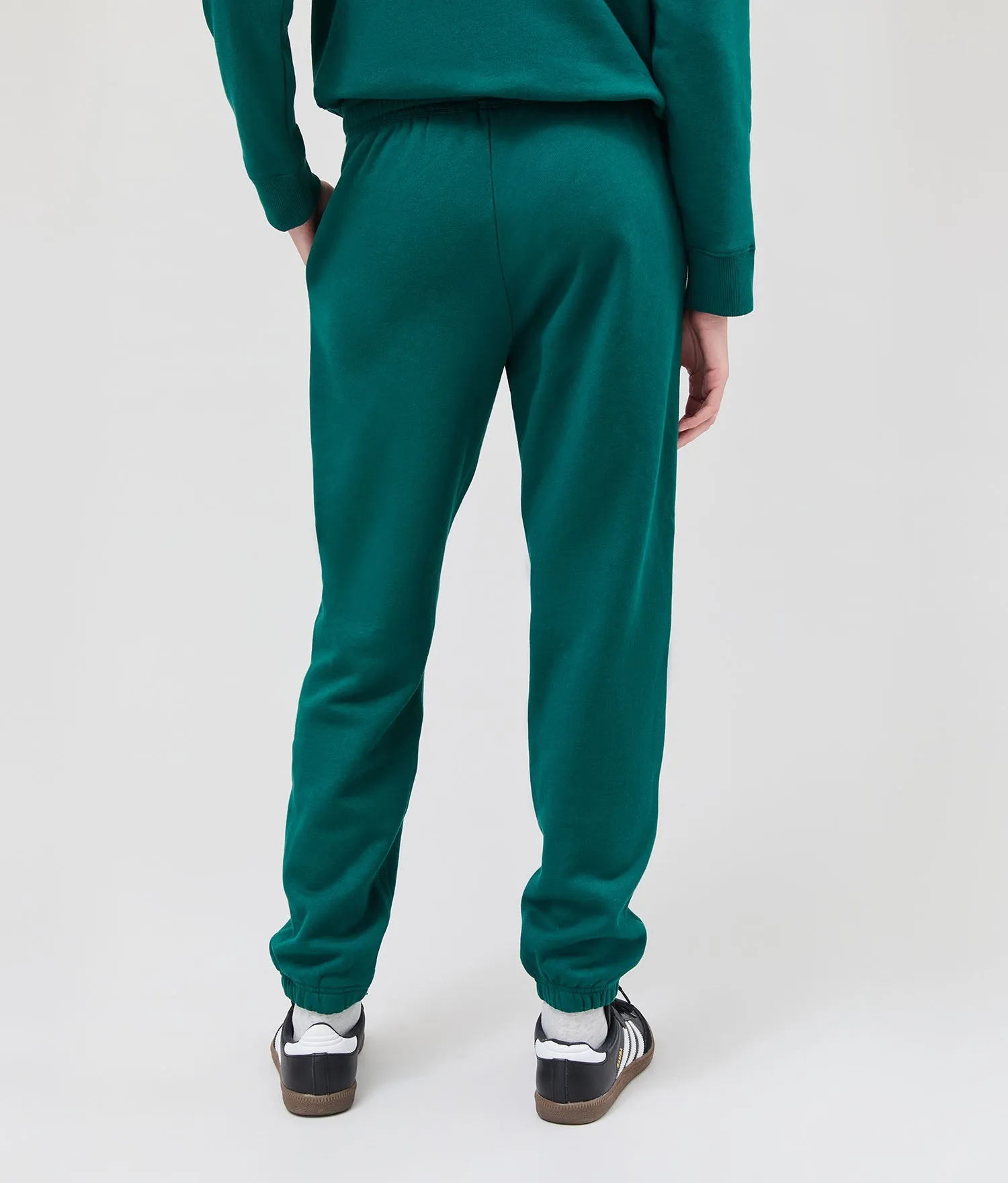 Womens Recycled Fleece Classic Sweatpant - Recycled Fleece - Rainforest sold by Andie product image thumbnail 4