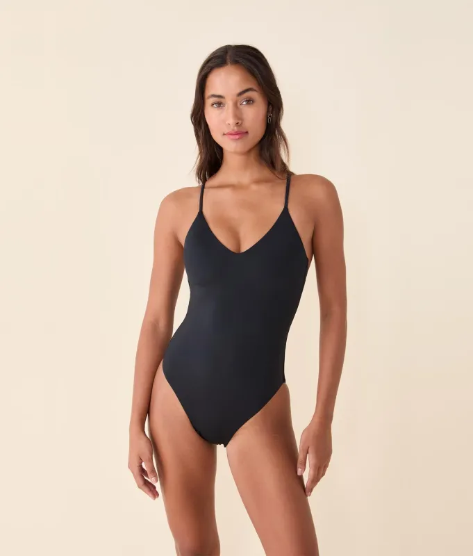 The Palermo One Piece - Eco Nylon - Black - Classic made by Andie