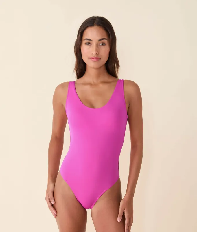 The Ibiza One Piece - Eco Nylon - Azalea - Classic made by Andie