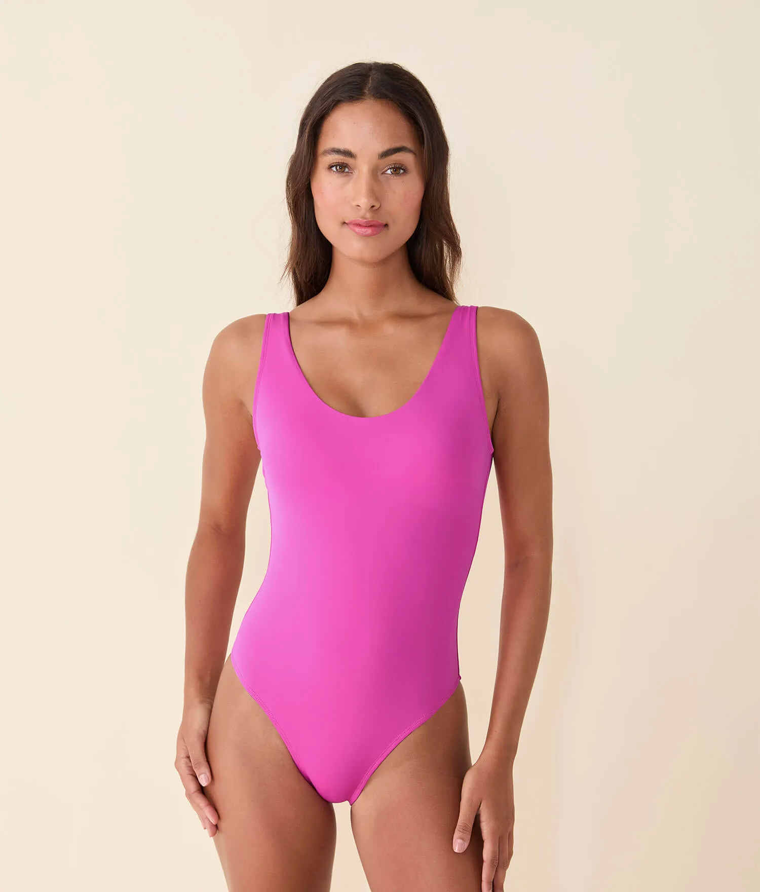 The Ibiza One Piece - Eco Nylon - Azalea - Classic sold by Andie